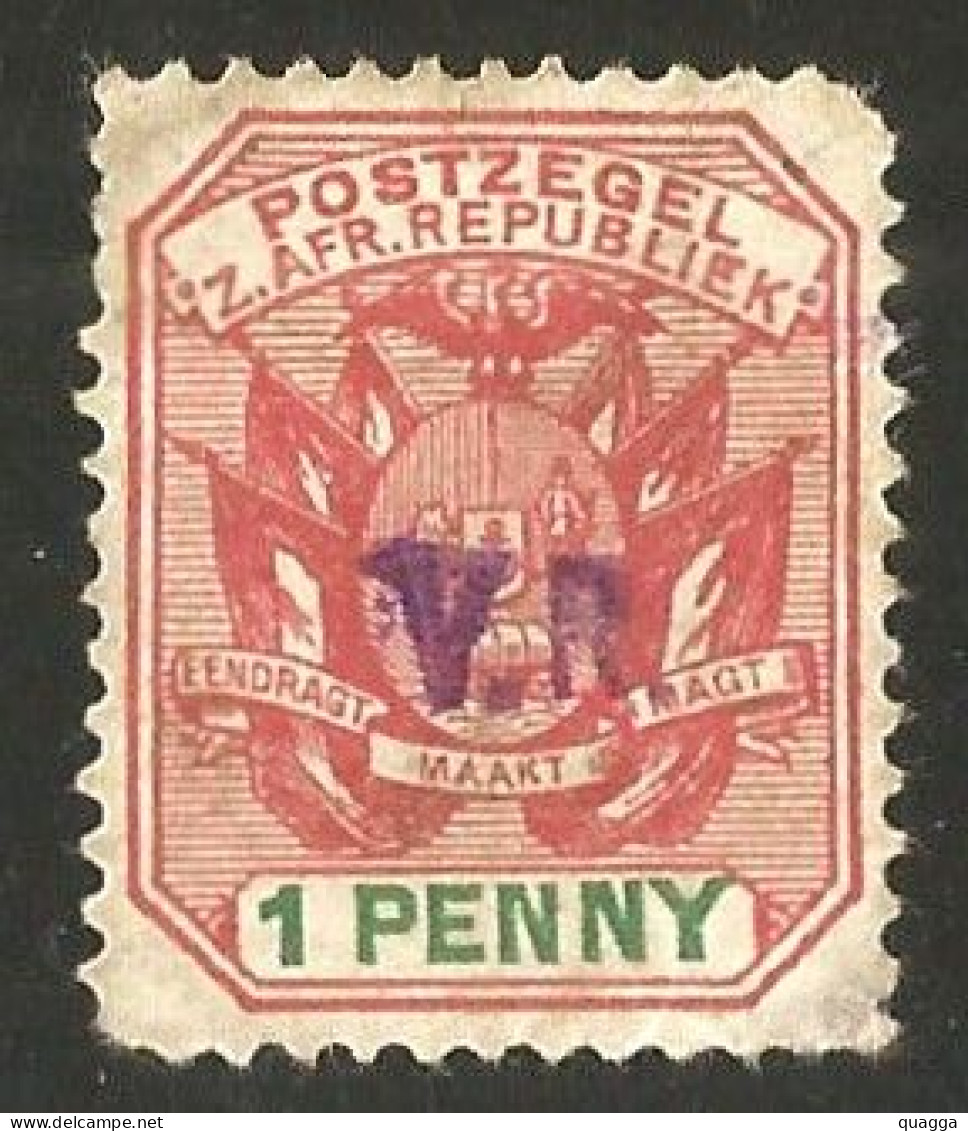 Rustenburg Transvaal 1900. 1d Red And Green. SACC 2*, SG 2*. - Transvaal (1870-1909)