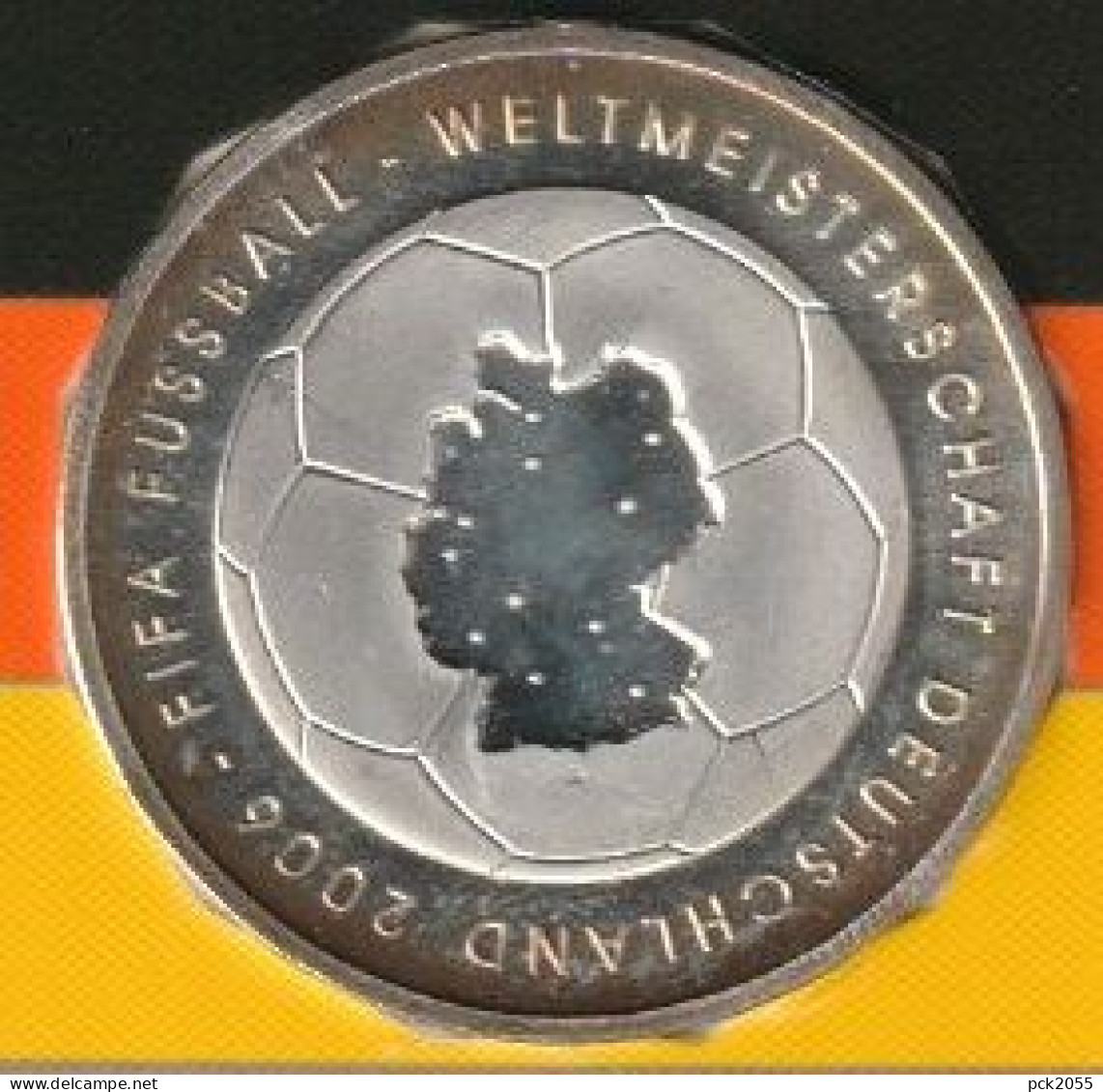 Deutschland 2003 Fußball-WM 2006 10 EURO Silber J.-Nr.499 ( D 2998 ) - Conmemorativas