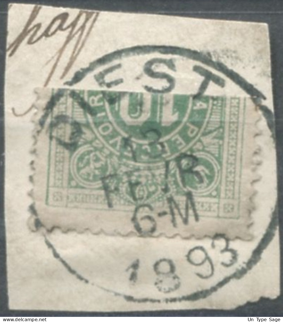 Belgique TAXE - Moitié De Timbre Oblitéré Sur Fragment - (F743) - Stamps