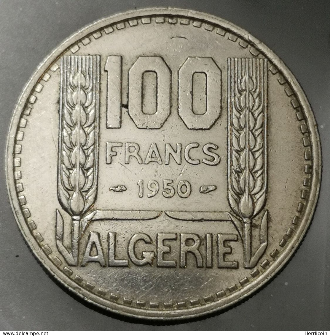 Monnaie Algérie - 1950 - 100 Francs Turin - Algerije