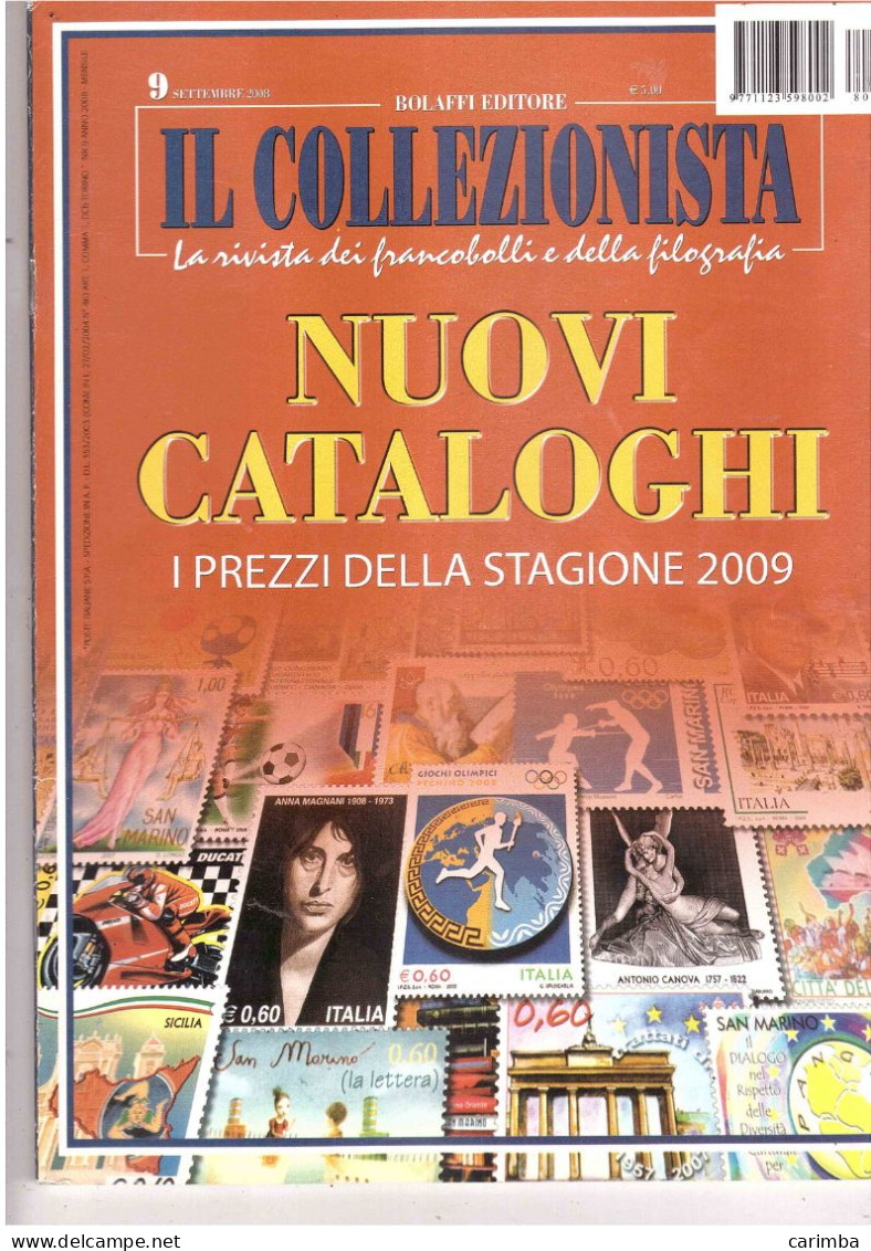 IL COLLEZIONISTA SETTEMBRE 2008 - Italienisch (ab 1941)