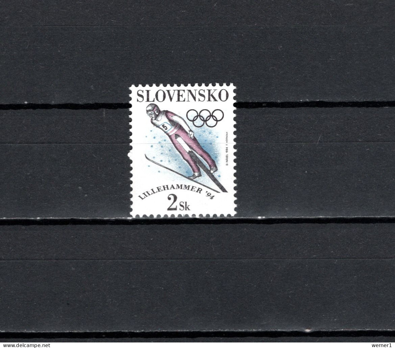 Slovakia 1994 Olympic Games Lillehammer Stamp MNH - Hiver 1994: Lillehammer