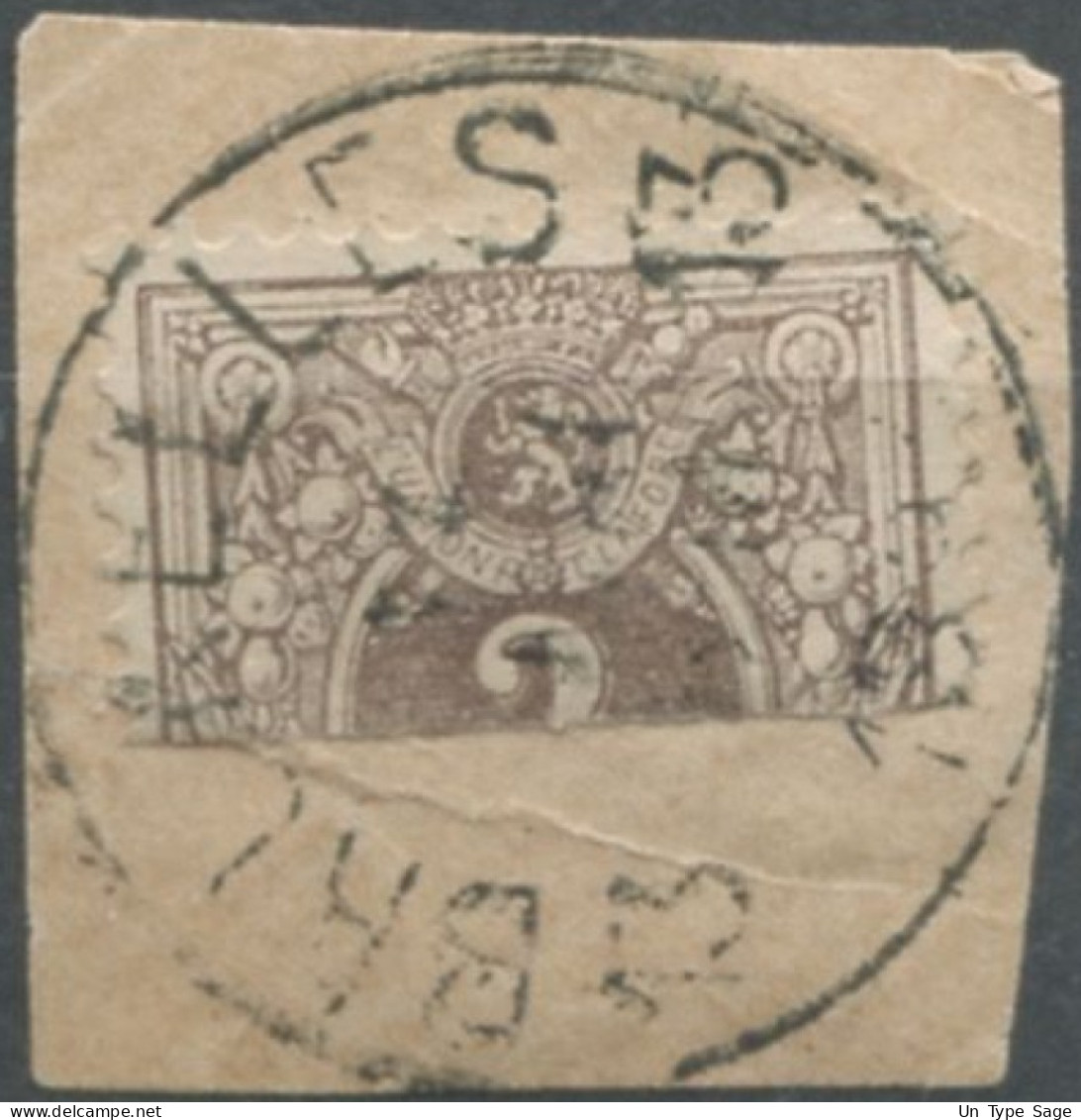 Belgique TAXE - Moitié De Timbre Oblitéré Sur Fragment - (F764) - Stamps