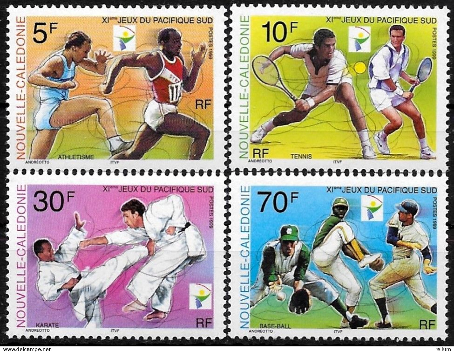 Nouvelle Calédonie 1999 - Yvert Et Tellier Nr. 792/795 - Michel Nr. 1171/1174 ** - Unused Stamps
