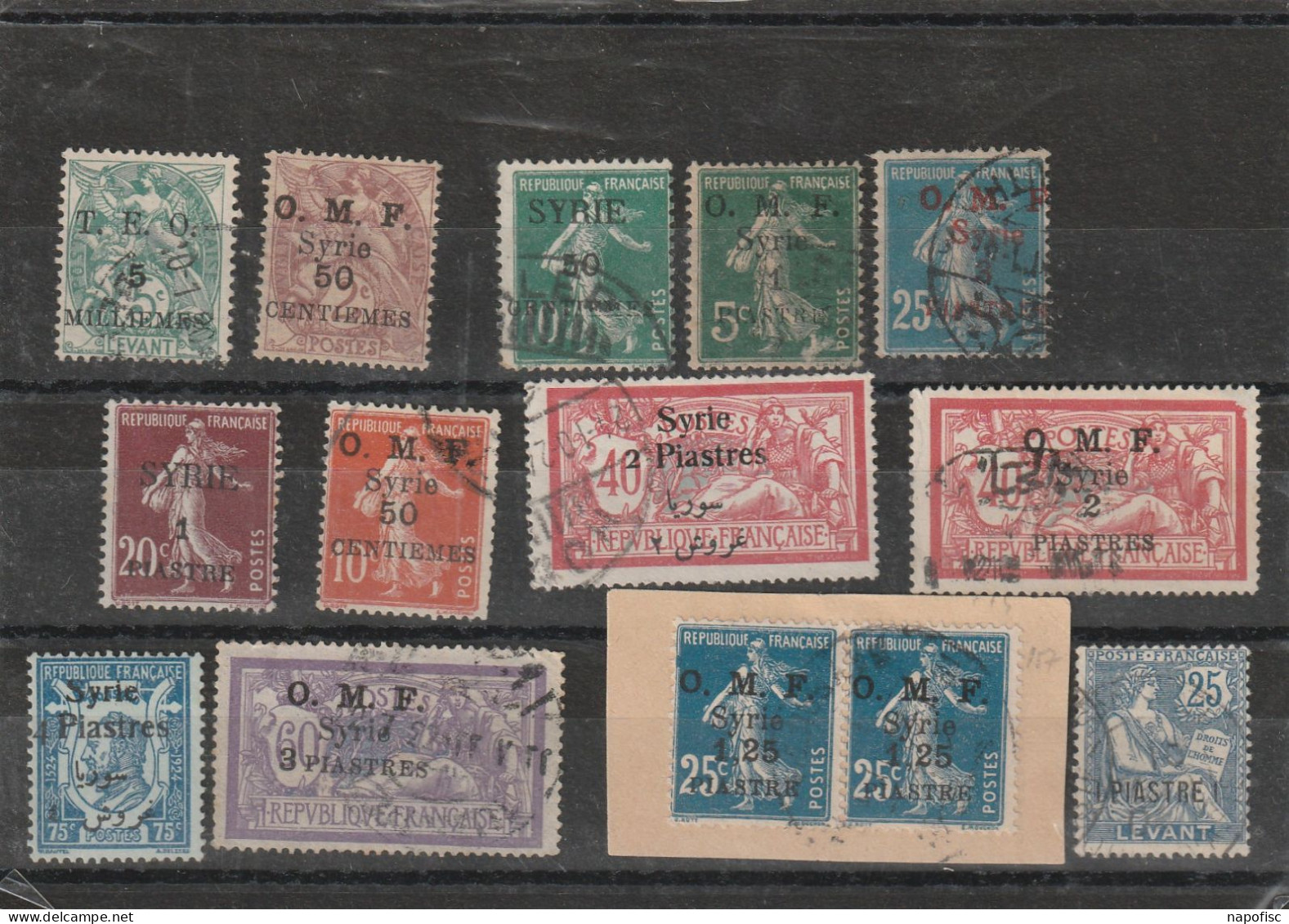 Lot De 14 Timbres Syrie - Oblitérés