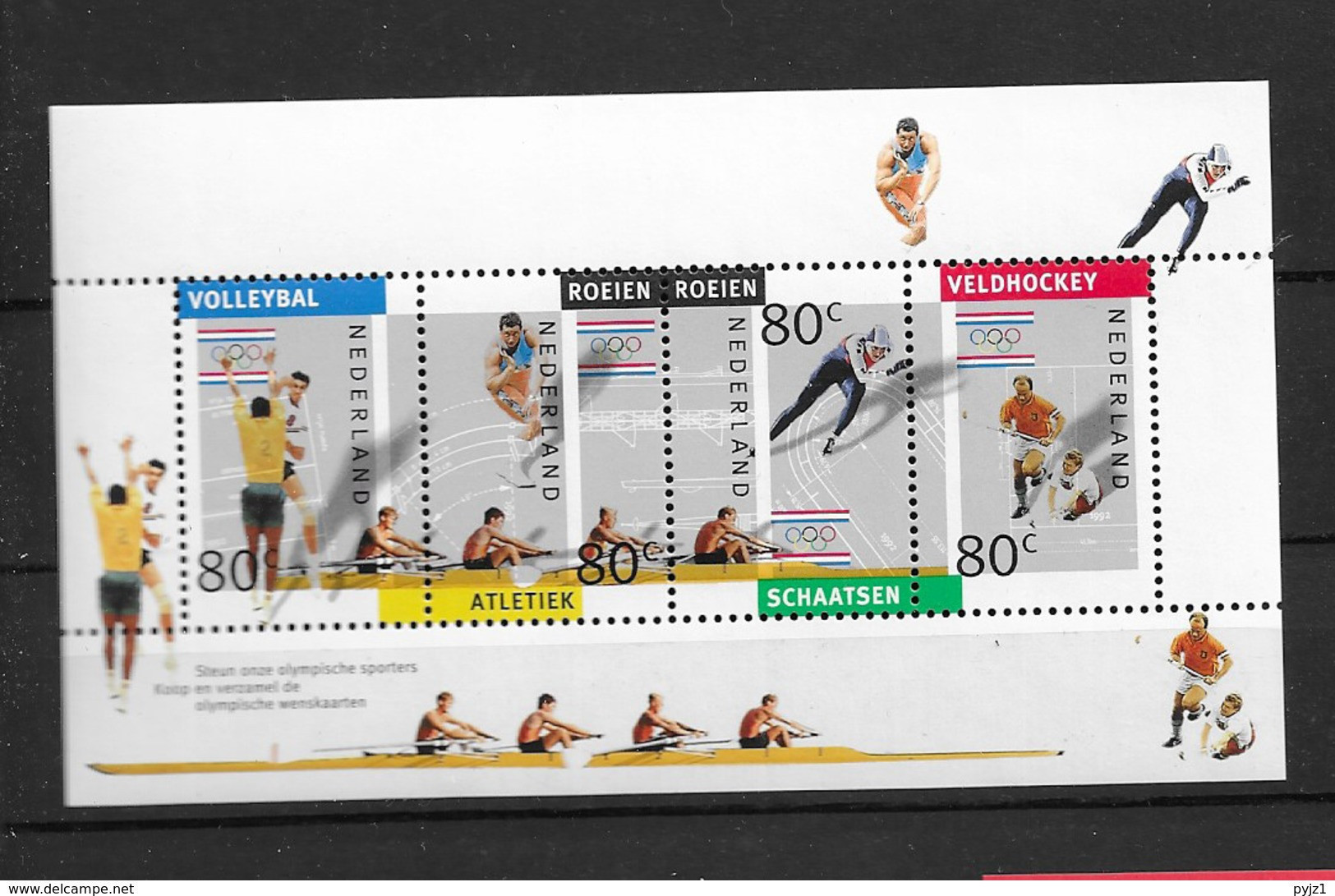1992 MNH Netherlands NVPH Nr 1517 - Blocks & Sheetlets