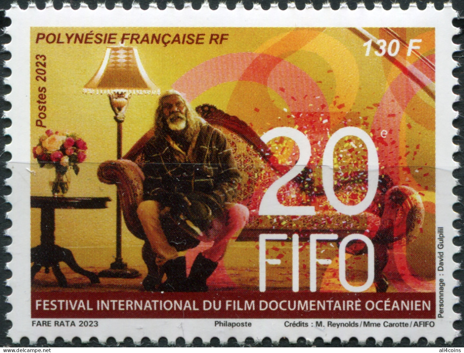 French Polynesia 2023. Intern. Oceanic Documentary Film Festival (MNH OG) Stamp - Unused Stamps