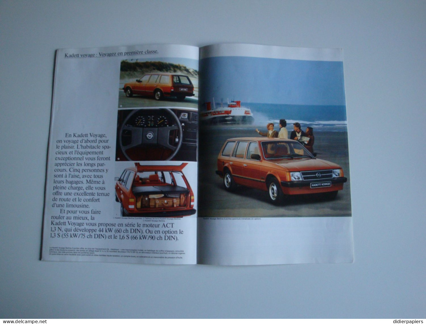 Automobilia Catalogue OPEL Kadett 1981 General Motors France - Automobile
