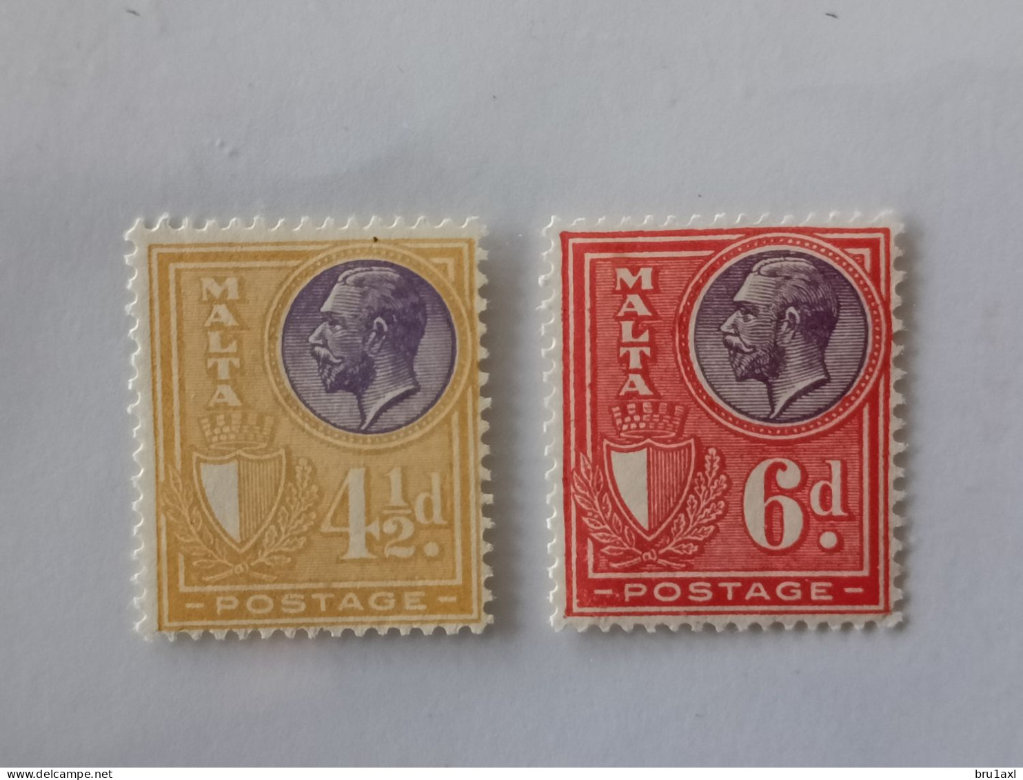 Malta 1926-1927 Yv 125-126 SG 164-165 Mi 123-124 Sc 139-140 MNH (85) - Malte (...-1964)