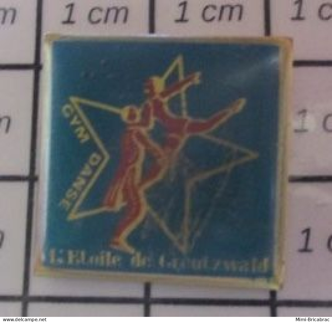 820  Pin's Pins / Beau Et Rare / SPORTS / CLUB GYM ET DANSe L'ETOILE DE CREUTZWALD - Gymnastics