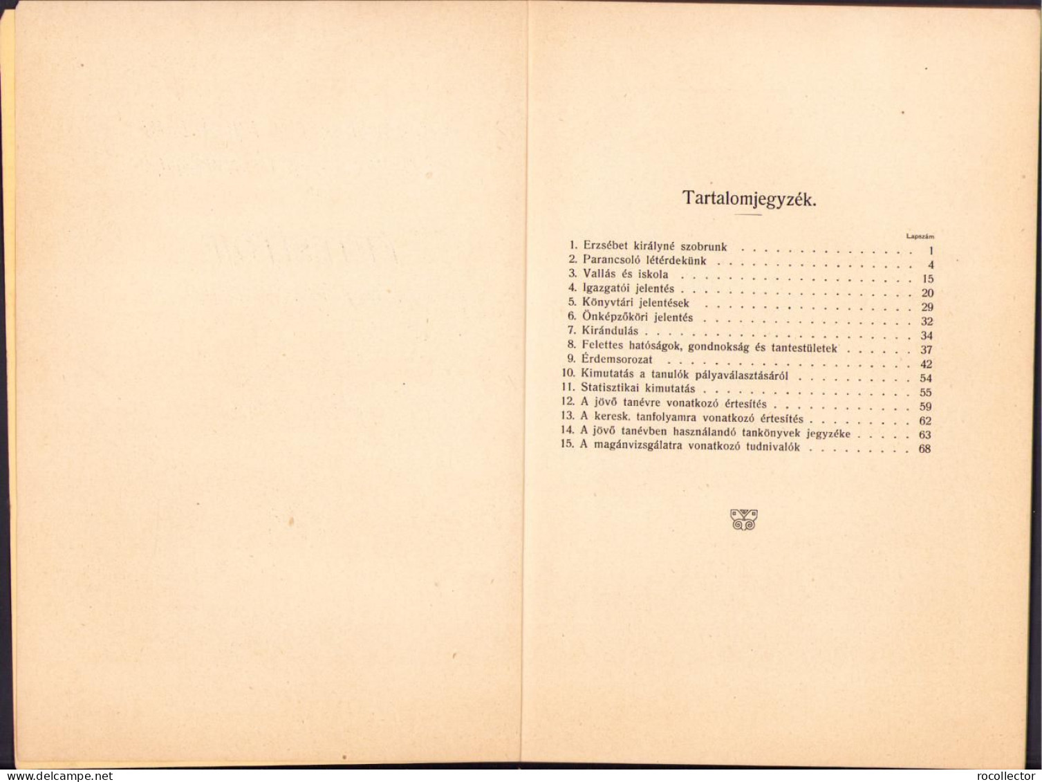 A Karánsebesi M. Kir. állami Polgári Fiú és Leányiskola értésitője Az 1913-1914 Tanévről C1414 - Oude Boeken
