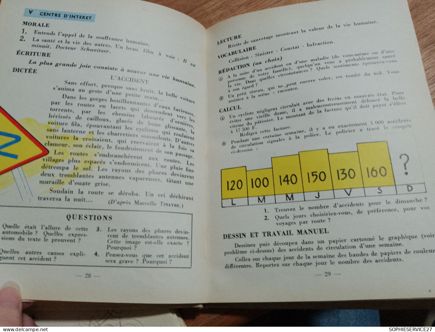 155 // L'ENSEIGNEMENT DU CODE DE LA ROUTE 1956 / ECOLE PUBLIQUE DE GARCONS HOUDAN / - Auto