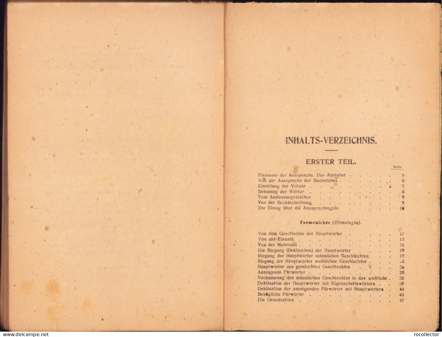 Praktische Grammatik Der Rumänischen Sprache Für Den Schul- Und Selbstuntericht Von I Cionca 1919 Bukarest C1411 - Libros Antiguos Y De Colección