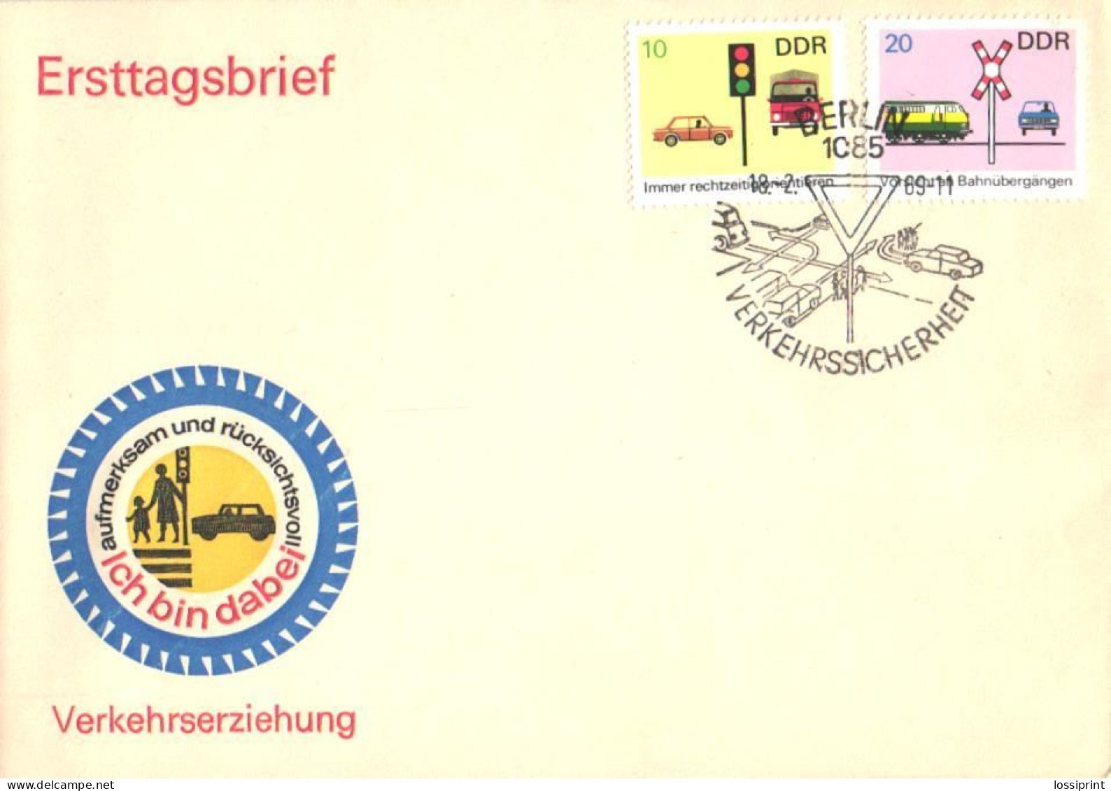 DDR:Germany:FDC, Traffic, Cars, Truck, Train, 1969 - 1950-1970