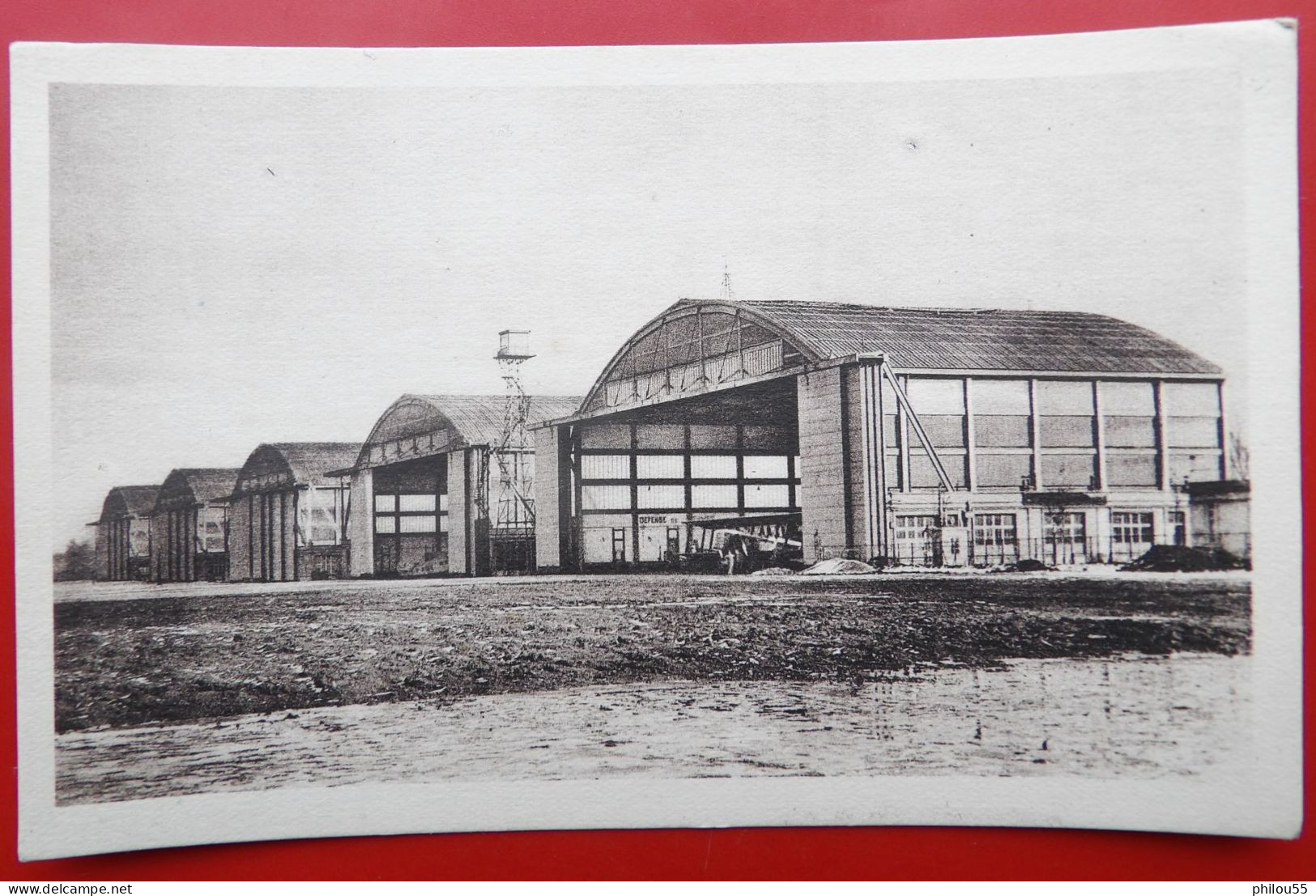 Cpa 93 LE BOURGET Aeroport Hangars Bessonneaux  AIR UNION - C.I.D.N.A - Aerodromi