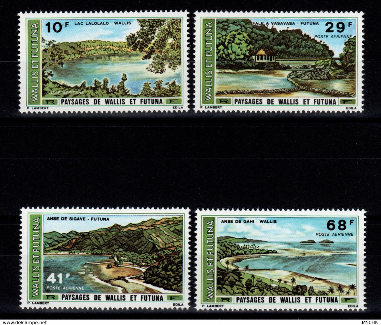 PROMOTION - Wallis Et Futuna - YV PA 67 à 70 N** Gomme Tropicale Complete Luxe , Paysages , Cote 18 Euros - Ungebraucht