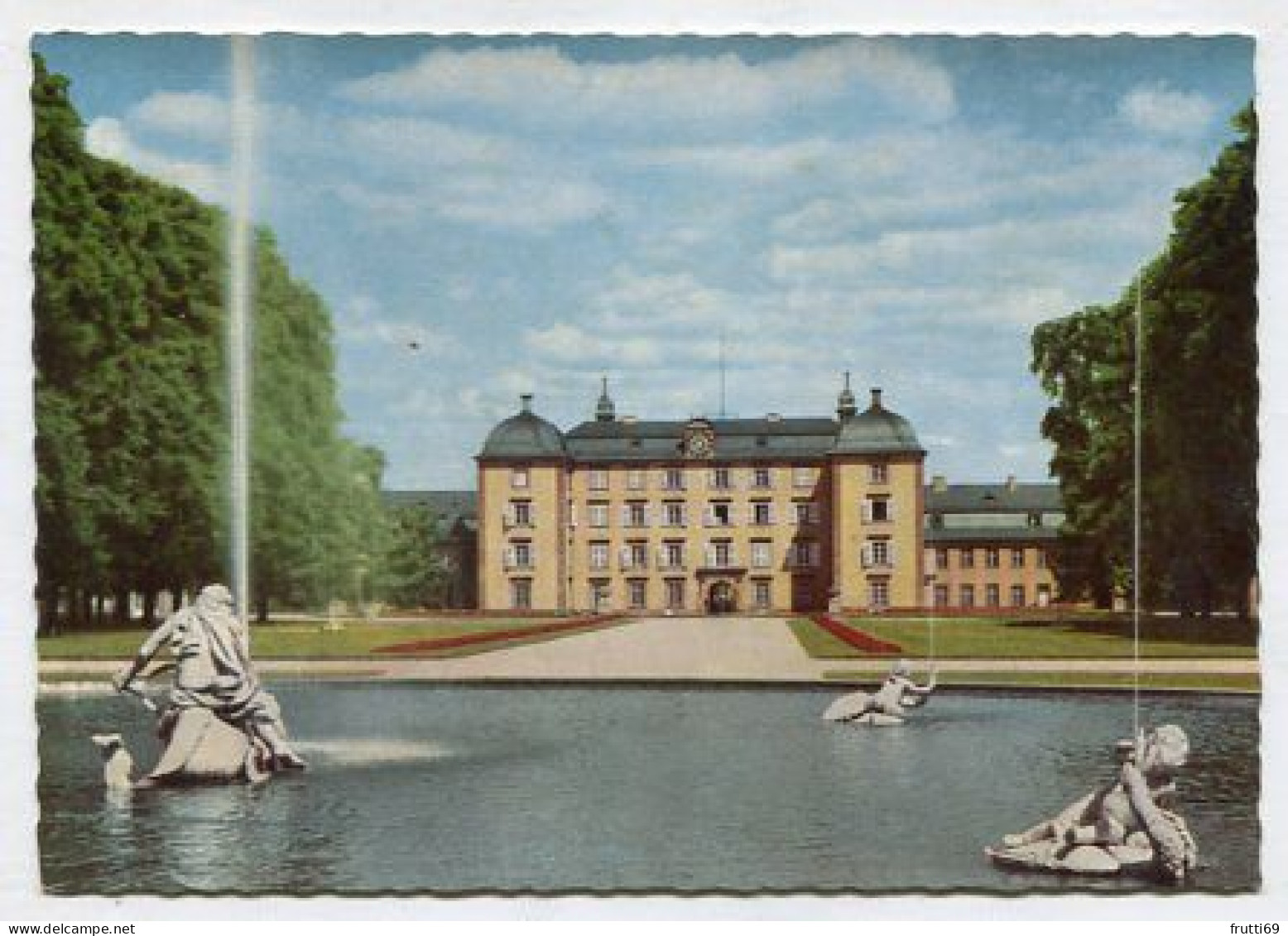 AK 211557 GERMANY - Schwetzingen - Schloßgarten Arion Mit Schloß - Schwetzingen