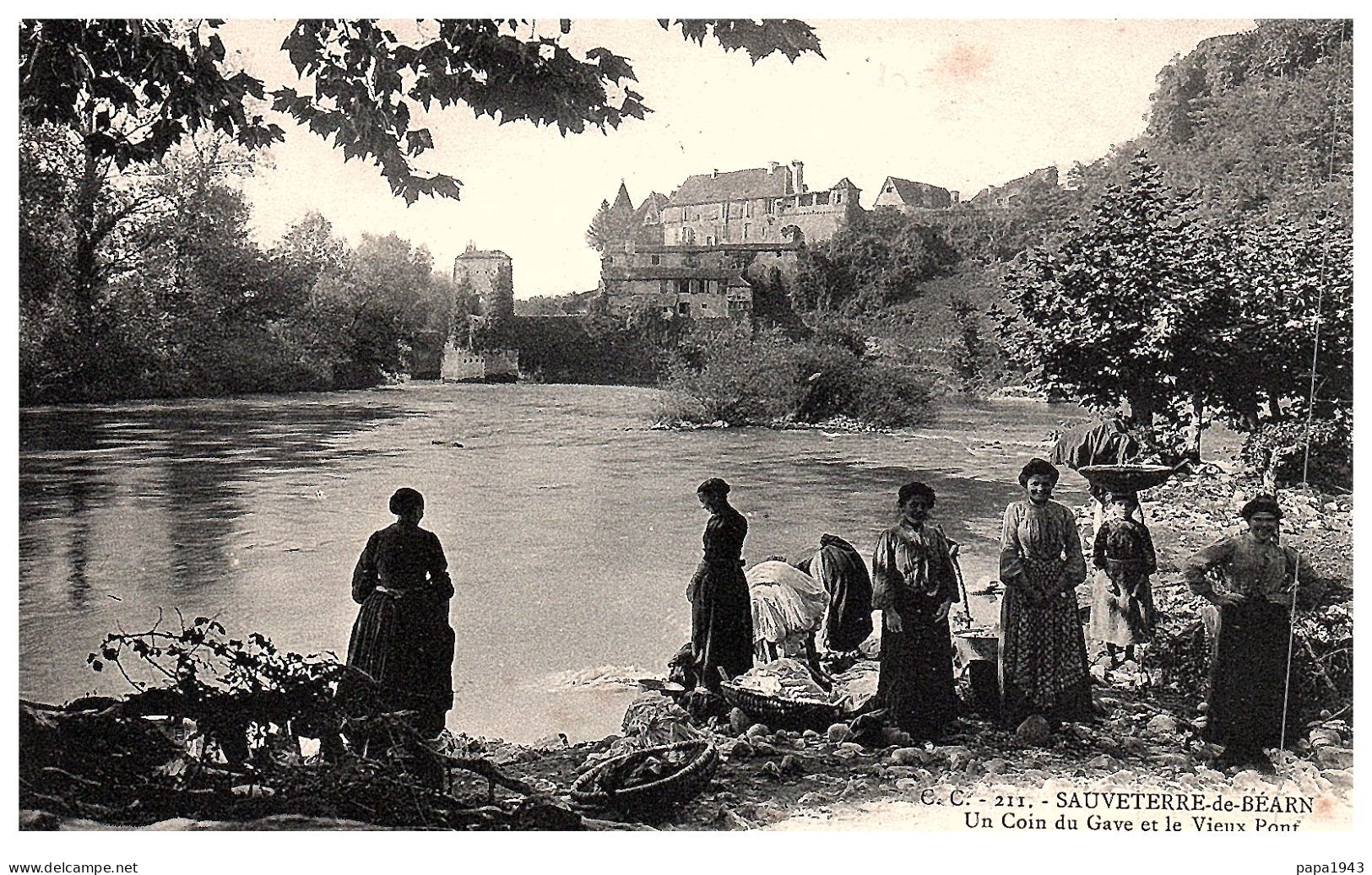 64  SAUVETERRE DE BEARN  Un Coin Du Gave - Sauveterre De Bearn