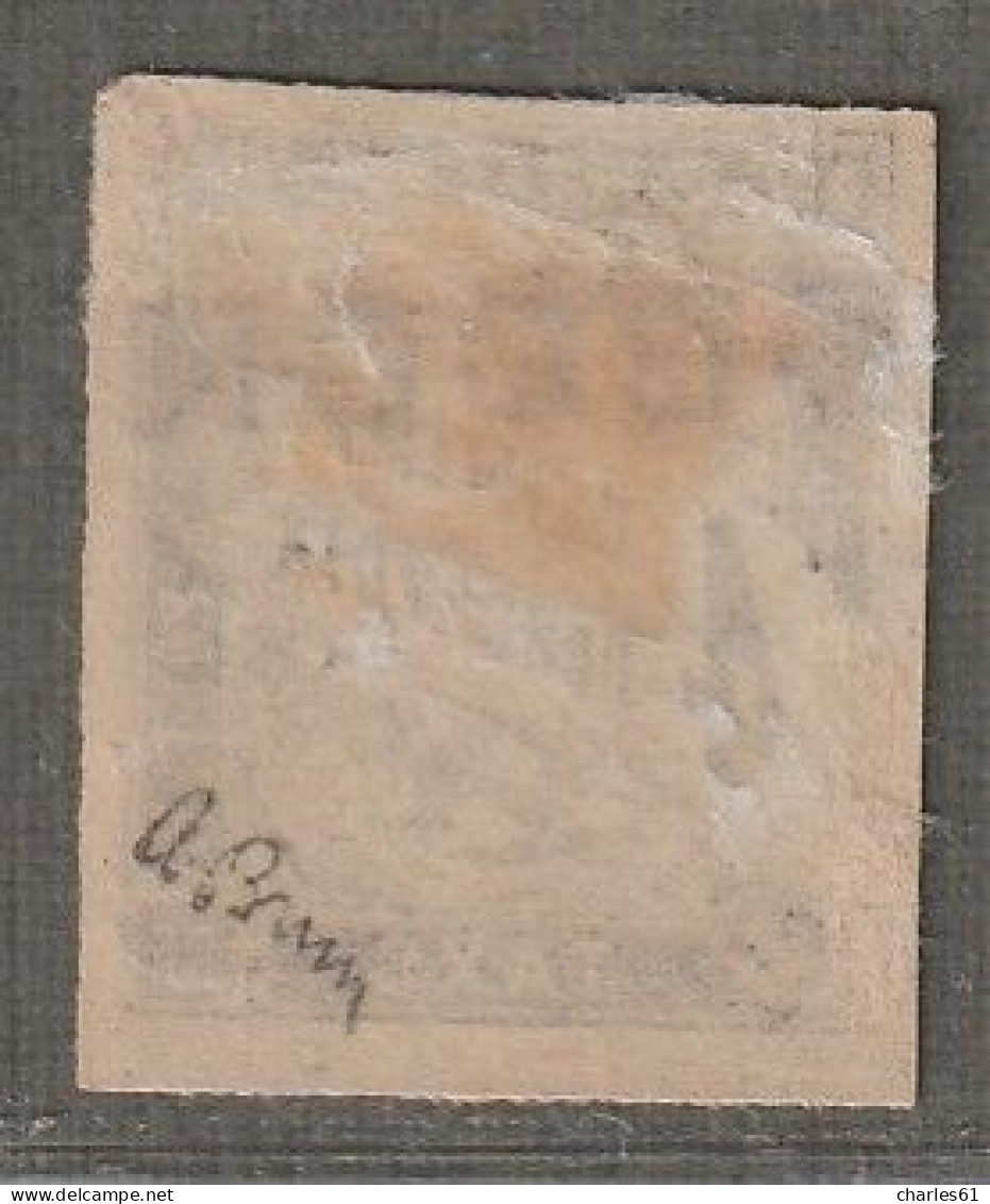 OBOCK - TAXE : N°8 * (1892) 4c Noir - Signé : Brun - - Unused Stamps