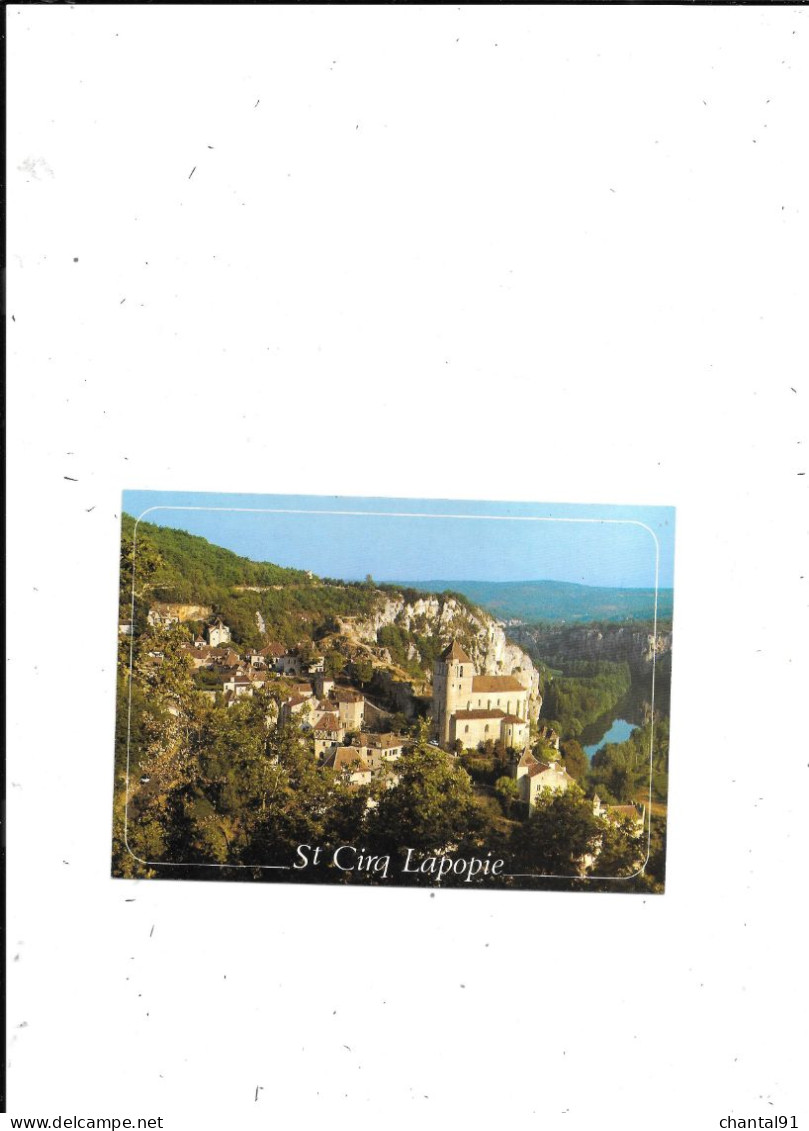 CARTE POSTALE 46 SAINT CIRQ LAPOPIE 1ER VILLAGE DE FRANCE - Saint-Cirq-Lapopie