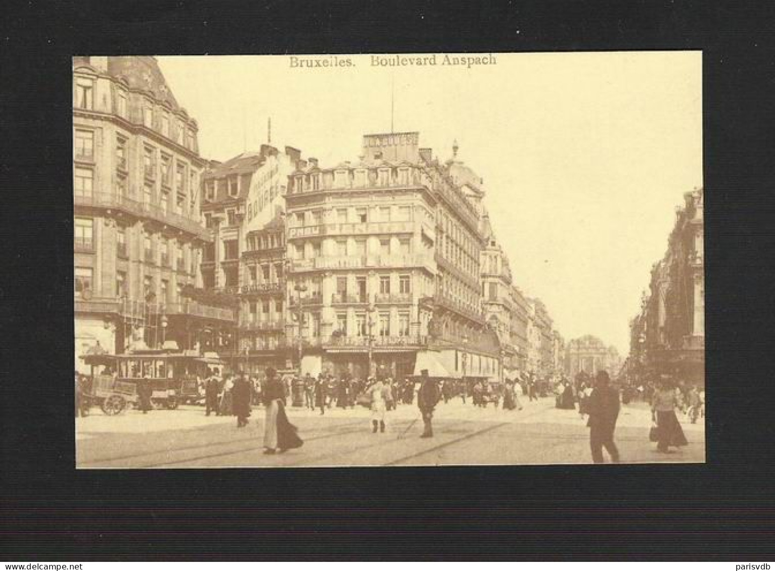 BRUSSEL/ BRUXELLES - ANSPACHLAAN / BOULEVARD ANSPACH - KAART UITGAVE PERRETTE  (2840) - Prachtstraßen, Boulevards