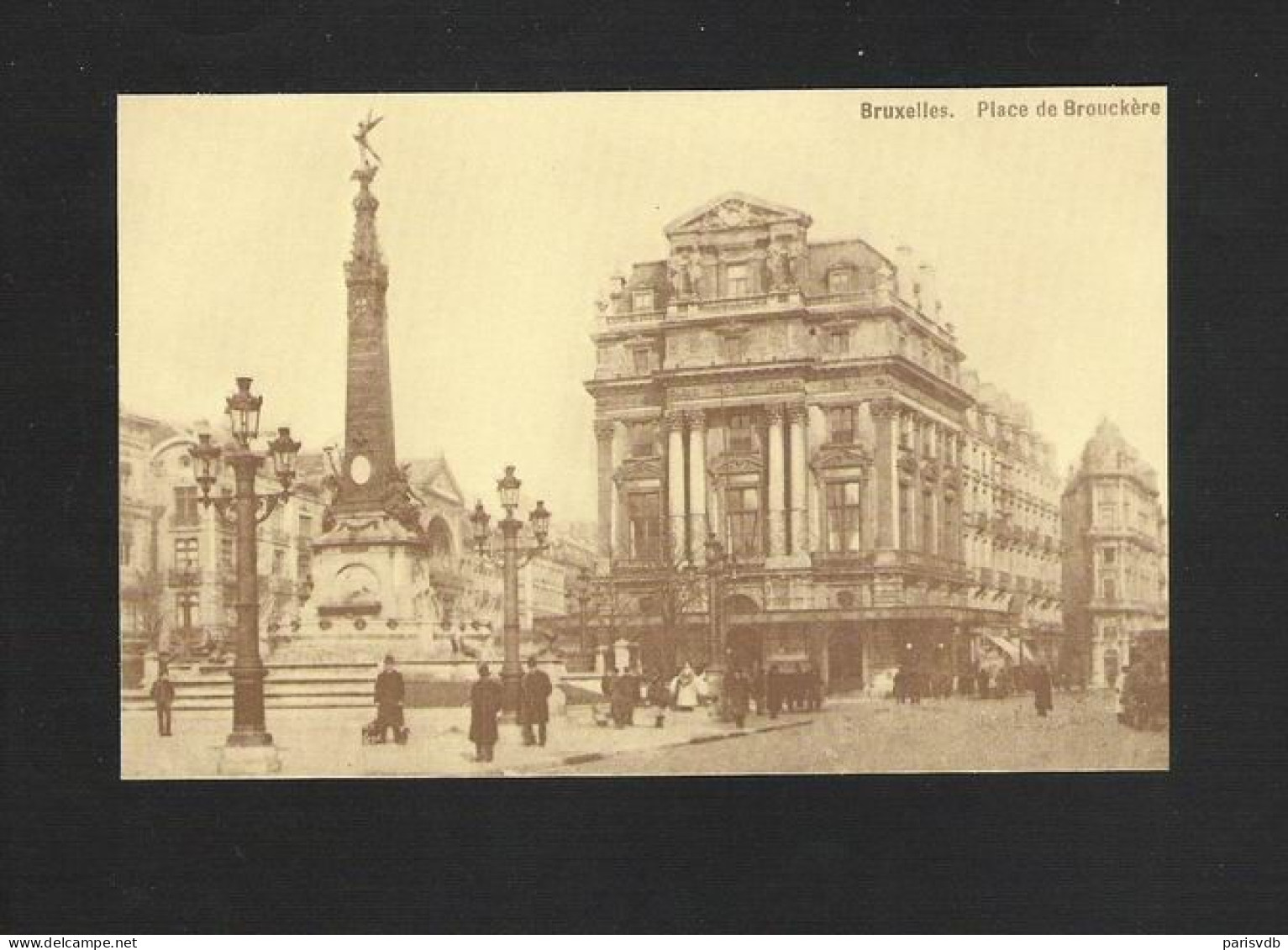 BRUSSEL/ BRUXELLES - BROUCKEREPLAATS / PLACE DE BROUCKERE - KAART UITGAVE PERRETTE  (2841) - Lanen, Boulevards