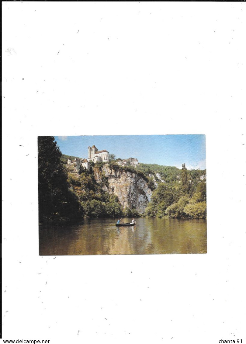 CARTE POSTALE 46 SAINT CIRQ LAPOPIE LA VALLEE DU LOT VOYAGEE - Saint-Cirq-Lapopie