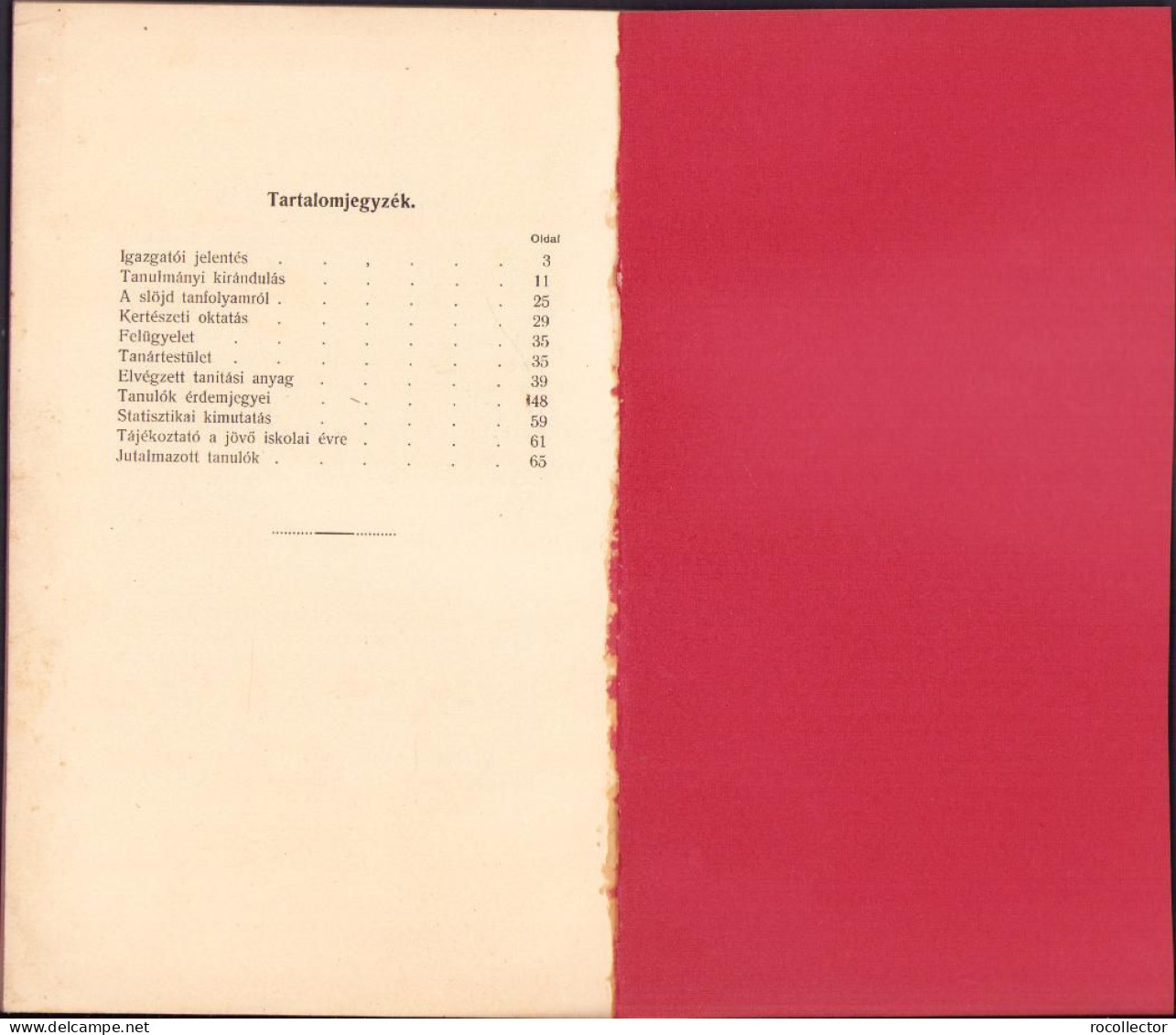 A Breznóbányai M. Kir. áll. Polgári Fiú- és Leányiskola értesitője Az 1913-1914-ik Iskolai évről C1394 - Libros Antiguos Y De Colección