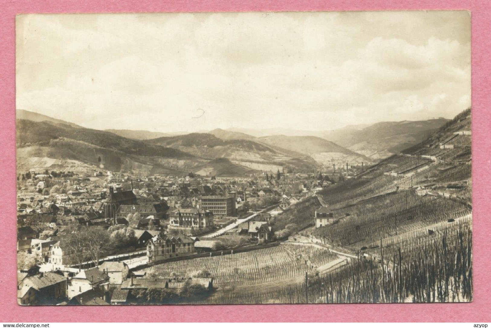 68 - GEBWEILER - GUEBWILLER - Carte Photo Allemande - Vue Générale - Guerre 14/18 - Guebwiller