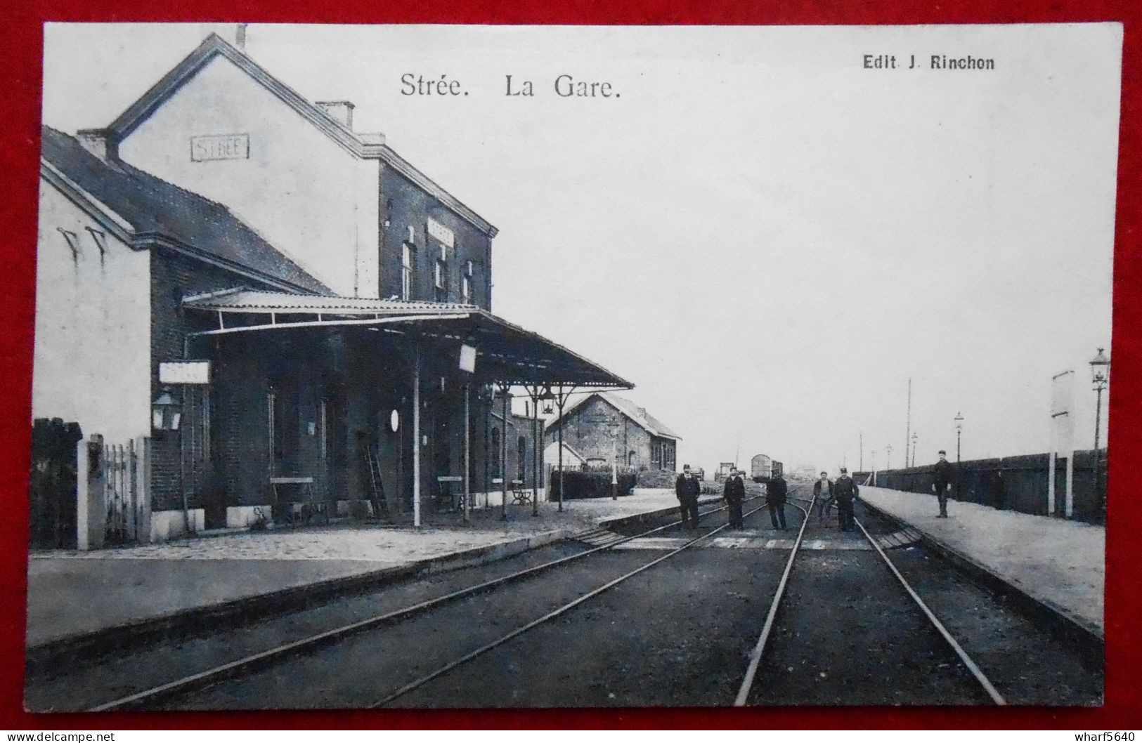 CPA 1908 Strée, Beaumont. La Gare - Beaumont