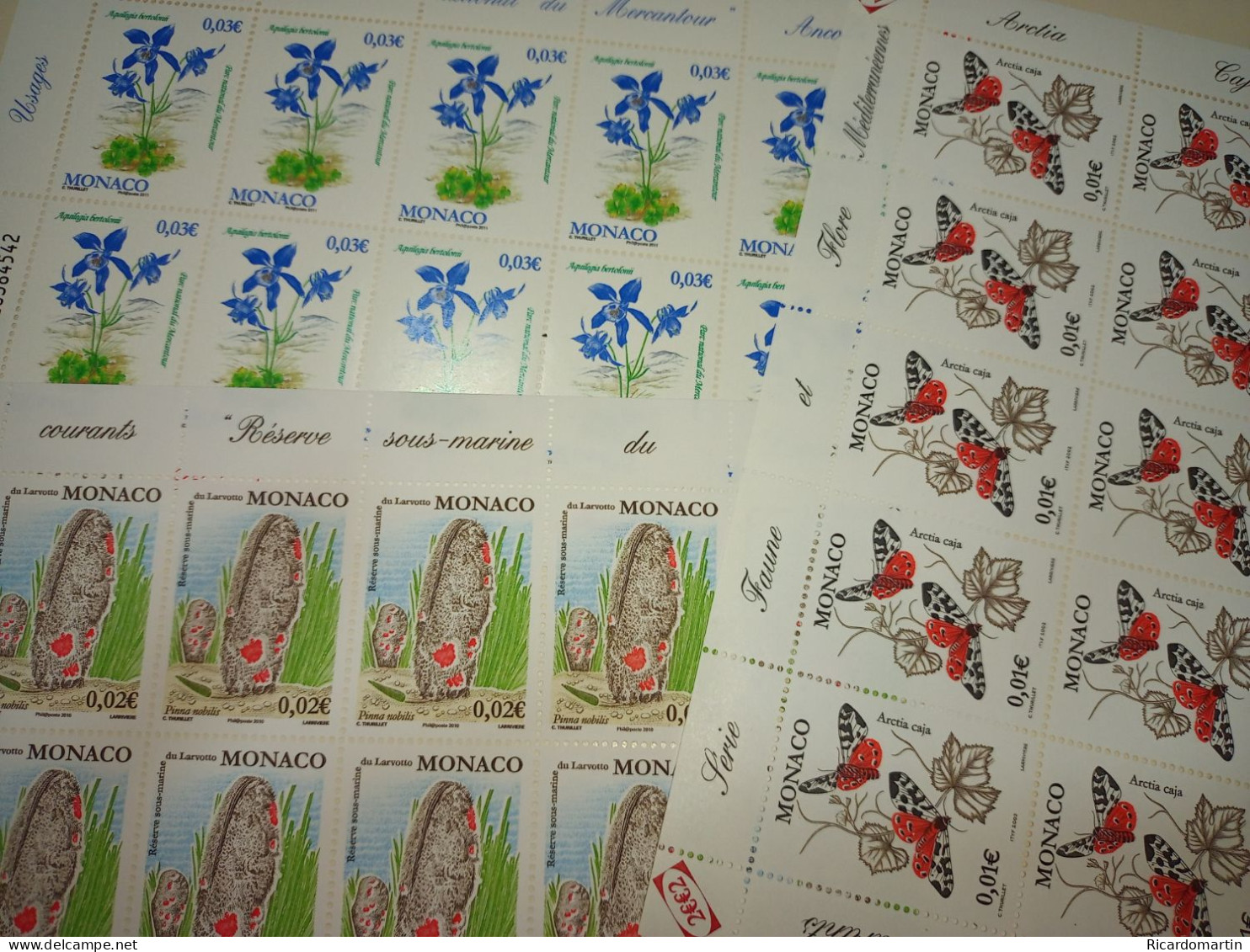 30 MONACO STAMPS, BUTTERFLY, ORCHID, FLOWER, MARINE LIFE, FAUNA, FLORA.KILOWARE - America (Other)