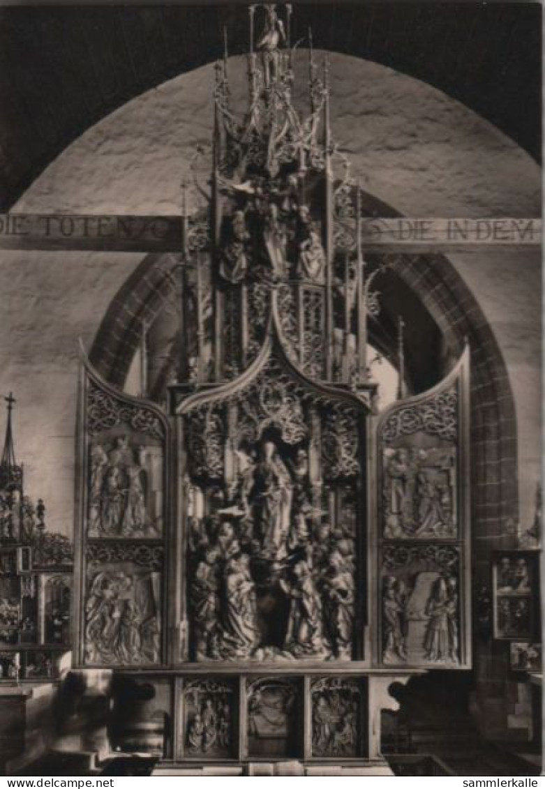 52788 - Creglingen - Herrgottskirche, Marienaltar - Ca. 1965 - Tauberbischofsheim