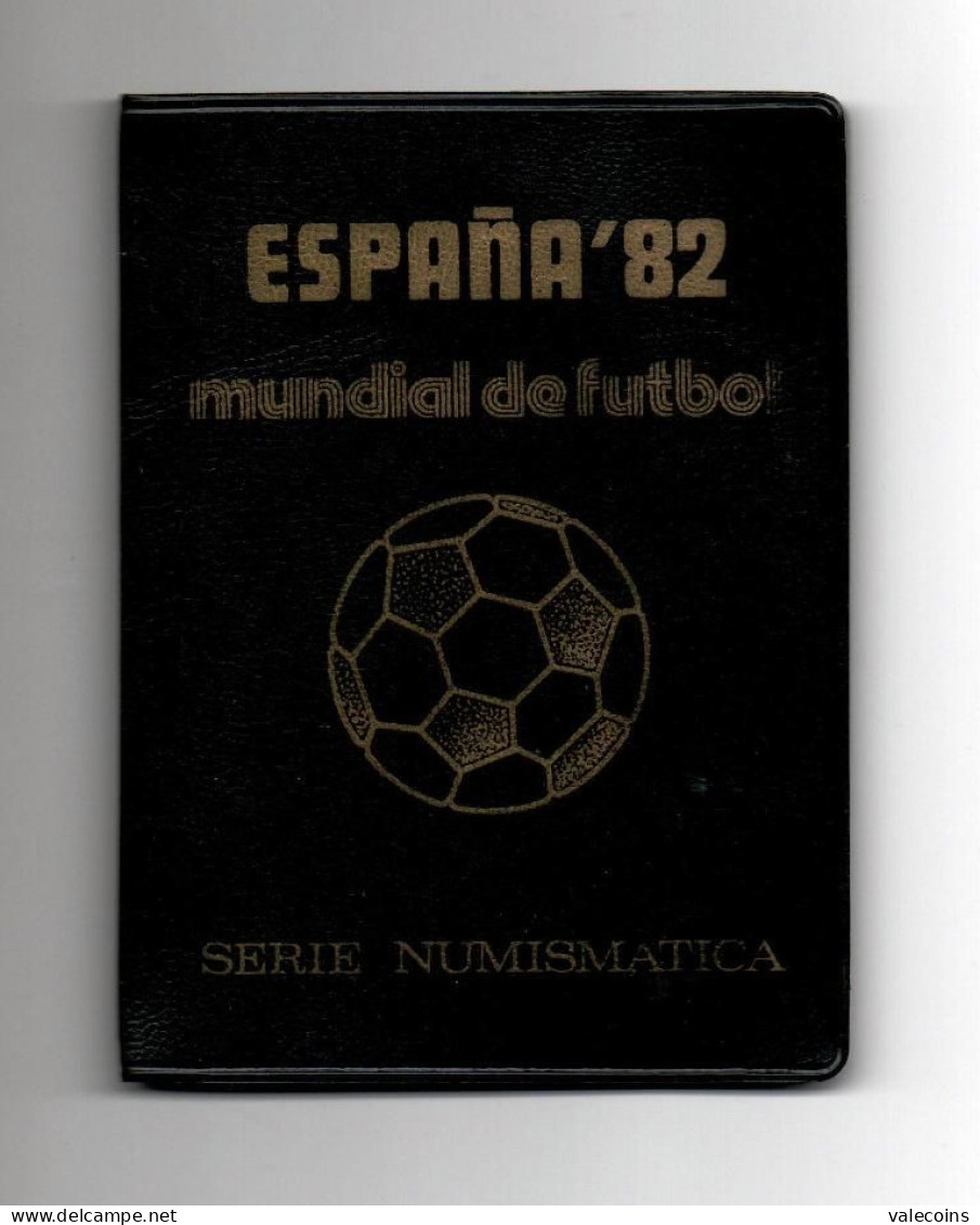 Spagna España Spain - 1982 - 6 COINS - Football Soccer Mundial Mondiale - KMS OFFICIAL ISSUE - LIMITED ISSUE - Mint Sets & Proof Sets