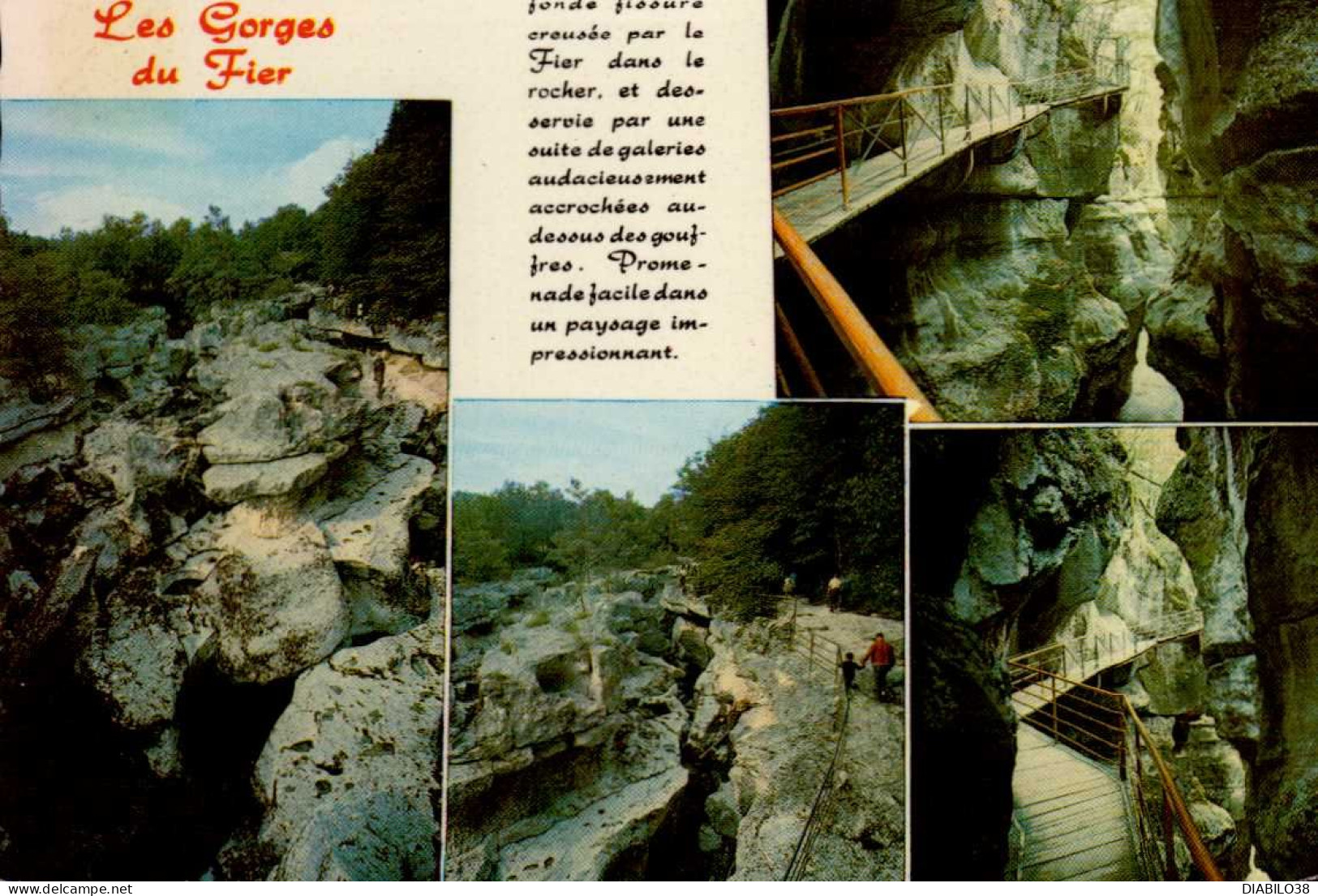 LES GORGES DU FIER  ( HAUTE SAVOIE ) - Lovagny