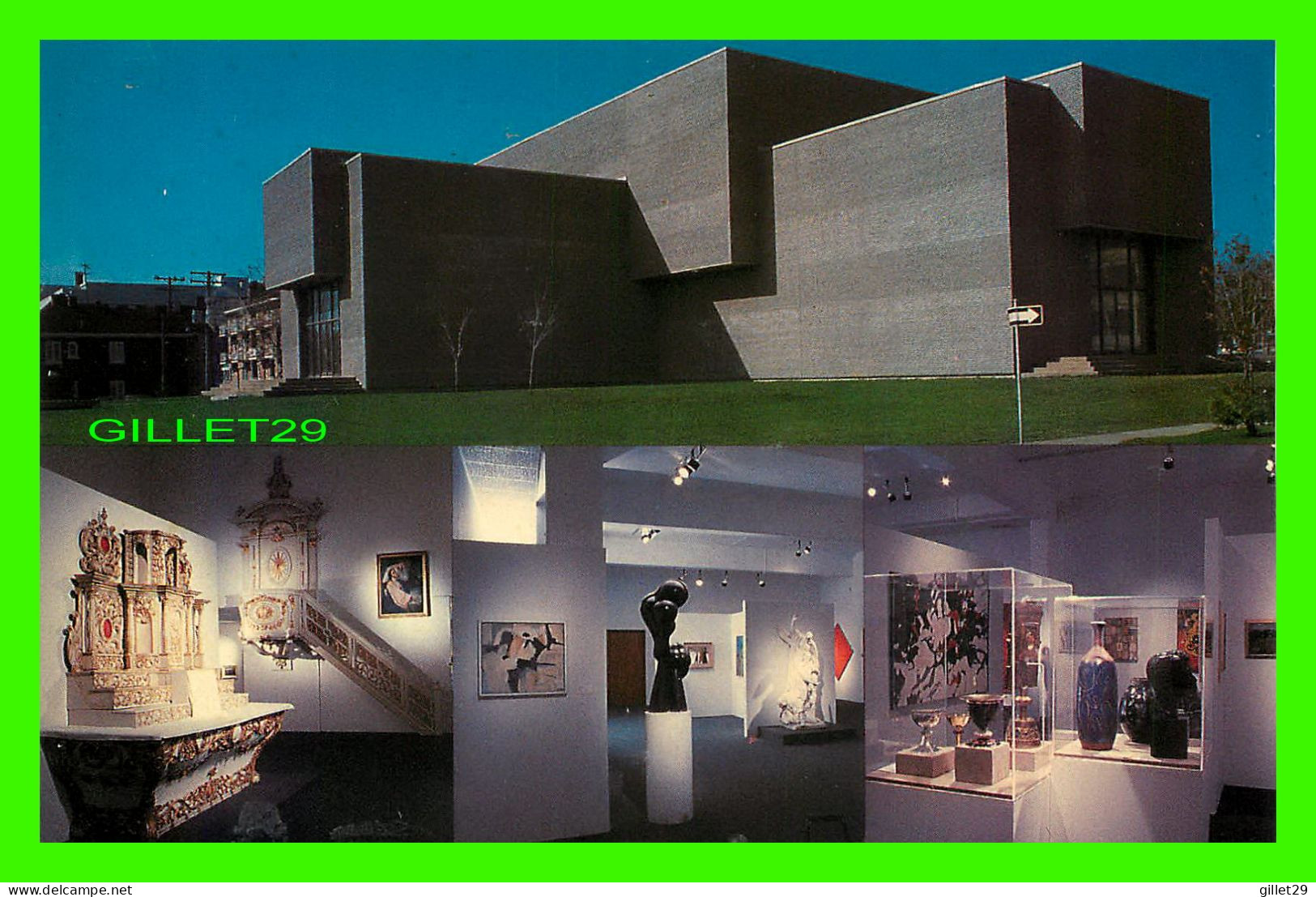 JOLIETTE, QUÉBEC - MUSÉE D'ART DE JOLIETTE - CIRCULÉE EN 1988 - LIBRAIRIE RENÉ MARTIN INC - 2 MULTIVUES - - Sonstige & Ohne Zuordnung