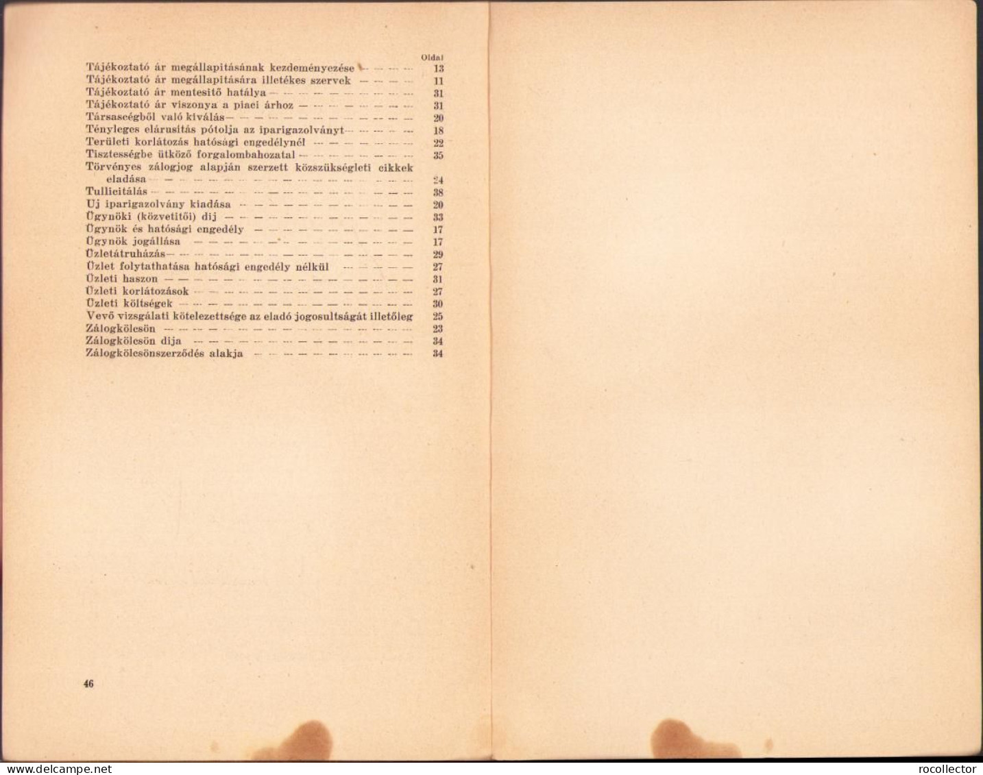 A lánckereskedelmi rendelet magyarázata de Halasi Béla, 1917, Budapest C1387