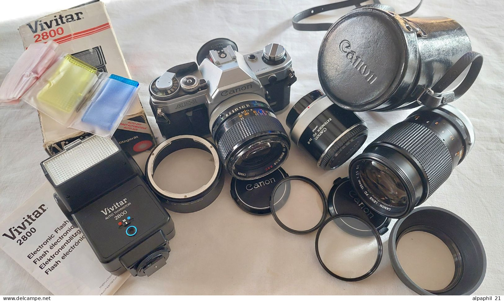 Canon AE-1 Silver 35mm SLR Film Camera - Cámaras Fotográficas