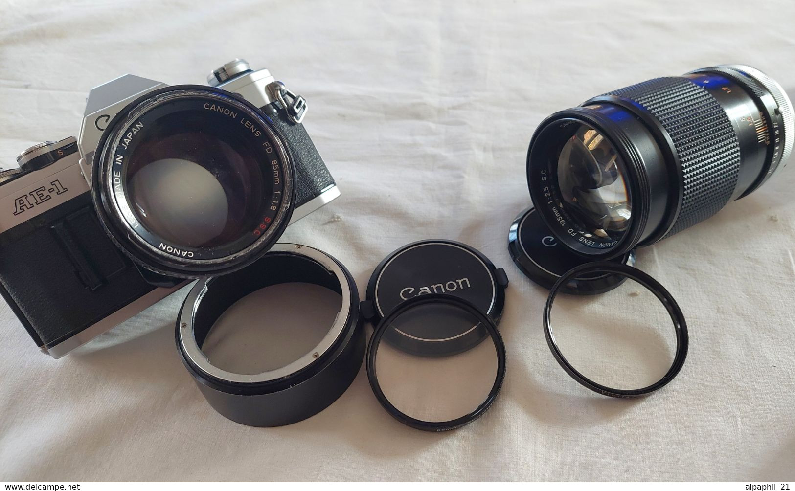 Canon AE-1 Silver 35mm SLR Film Camera - Cameras