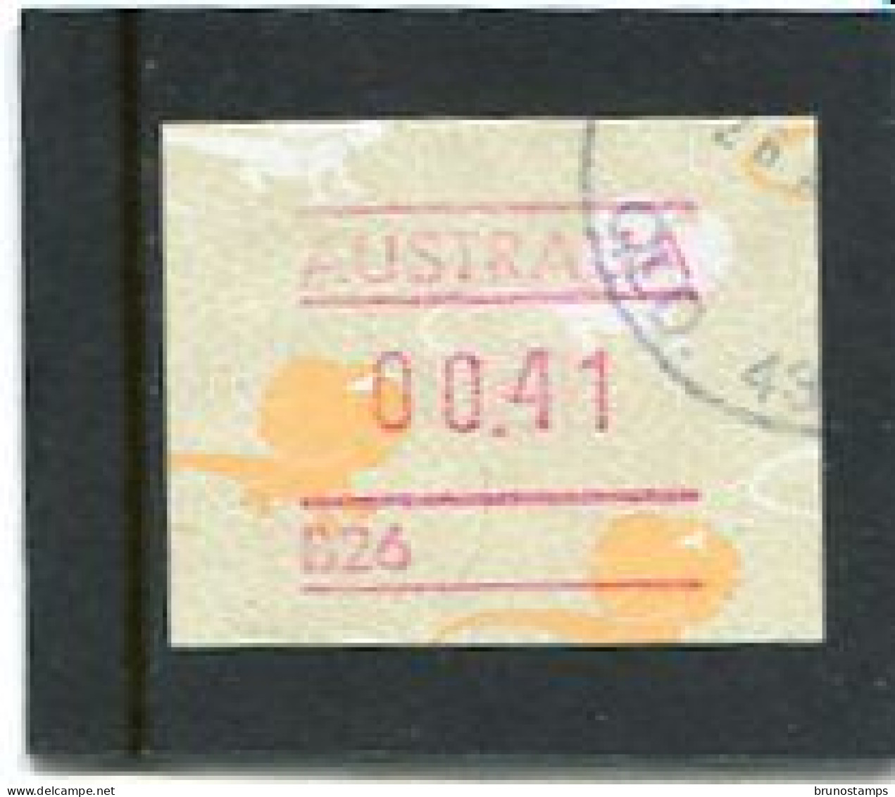 AUSTRALIA - 1989  41c  FRAMA  LIZARD   NO POSTCODE  B26  FINE USED - Timbres De Distributeurs [ATM]