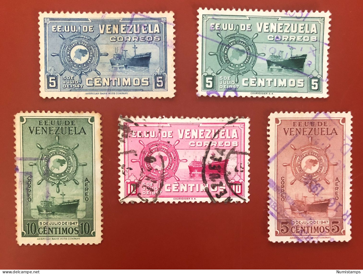 Venezuela - Founding Of The Grand Colombian Merchant Fleet - 1948 To 1950 - Venezuela