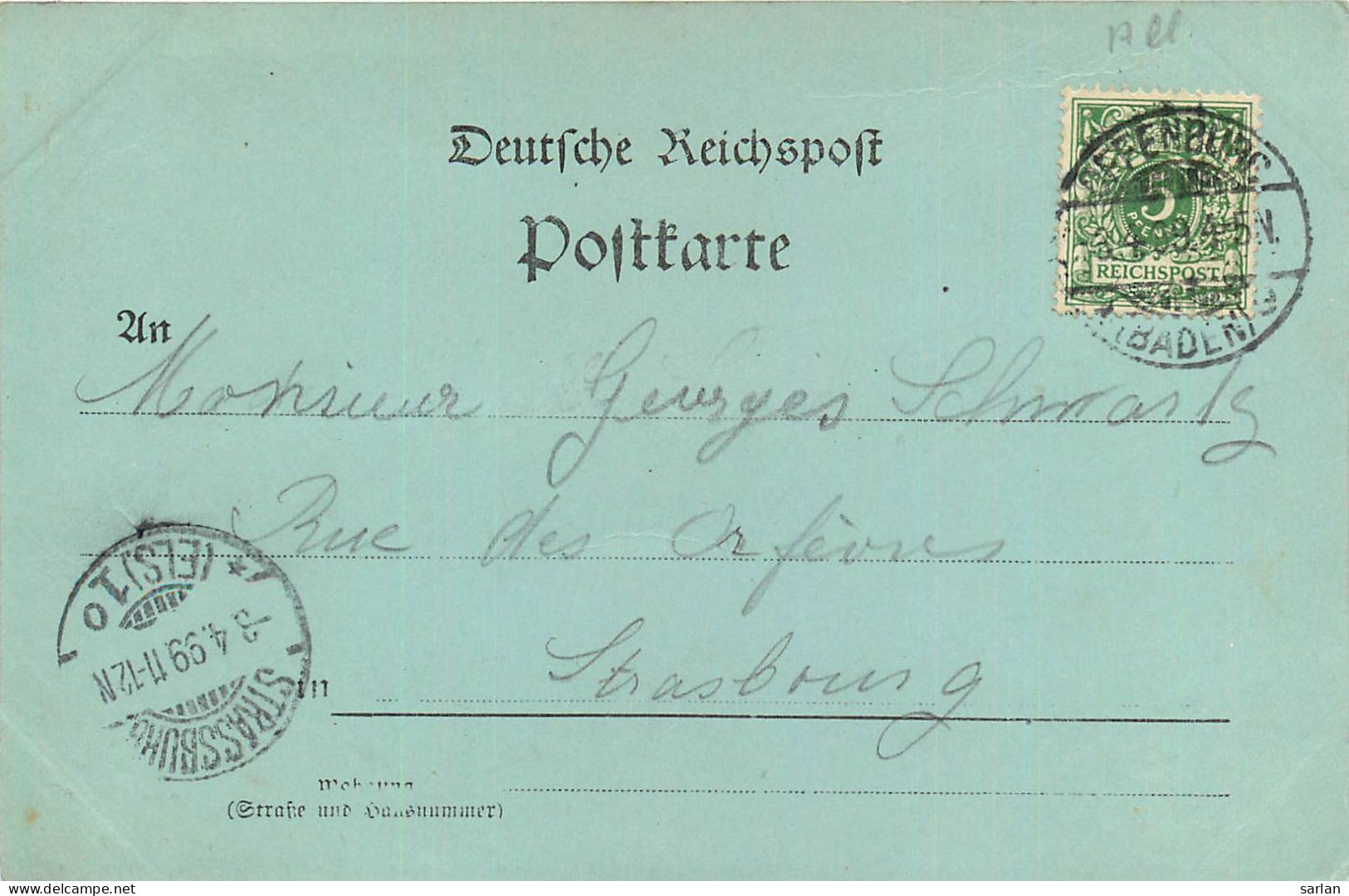 ALLEMAGNE , Gruss Aus OFFENBURG ( Lune ) , *  459 04 - Offenburg