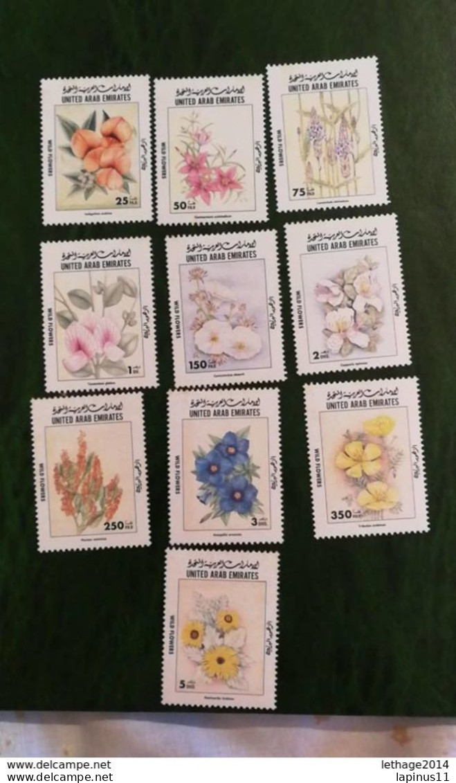 United Arab Emirates الإمارات العربية المتحدة United Arab Emirates 1998 Wild Flowers MNH @@@ - Dubai