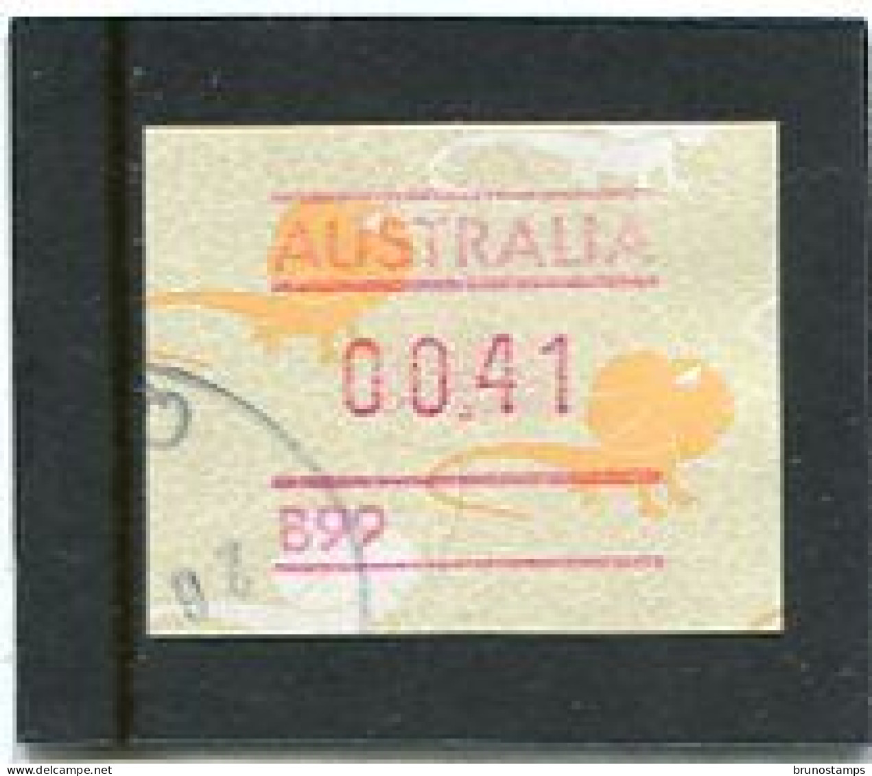 AUSTRALIA - 1989  41c  FRAMA  LIZARD   NO POSTCODE  B99  FINE USED - Viñetas De Franqueo [ATM]