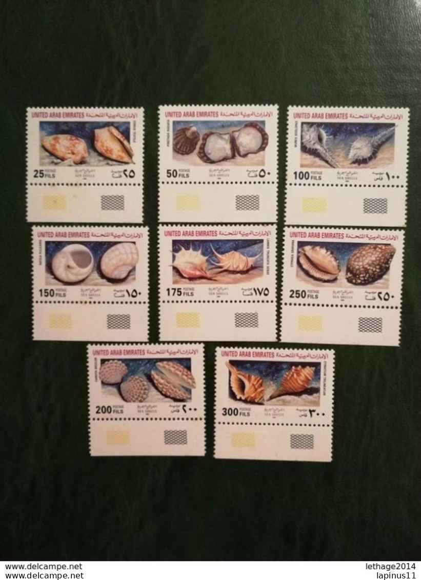 United Arab Emirates الإمارات العربية المتحدة United Arab Emirates 1993 Sea Shells MNH @@@ - Dubai