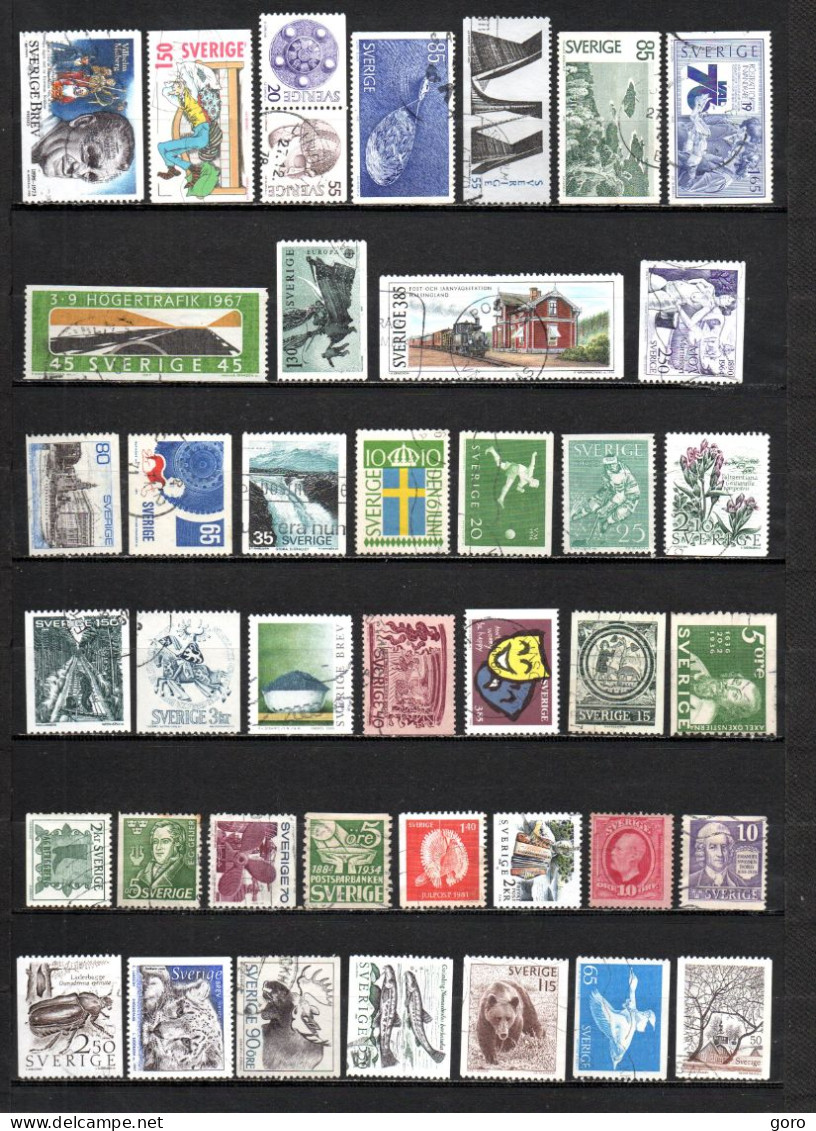 Suecia  Lote  Nº  30  .-  41  Sellos - Collections