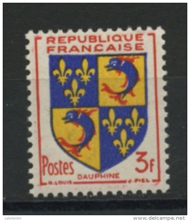 FRANCE -  ARMOIRIE DAUPHINÉ - N° Yvert  954** - 1941-66 Stemmi E Stendardi