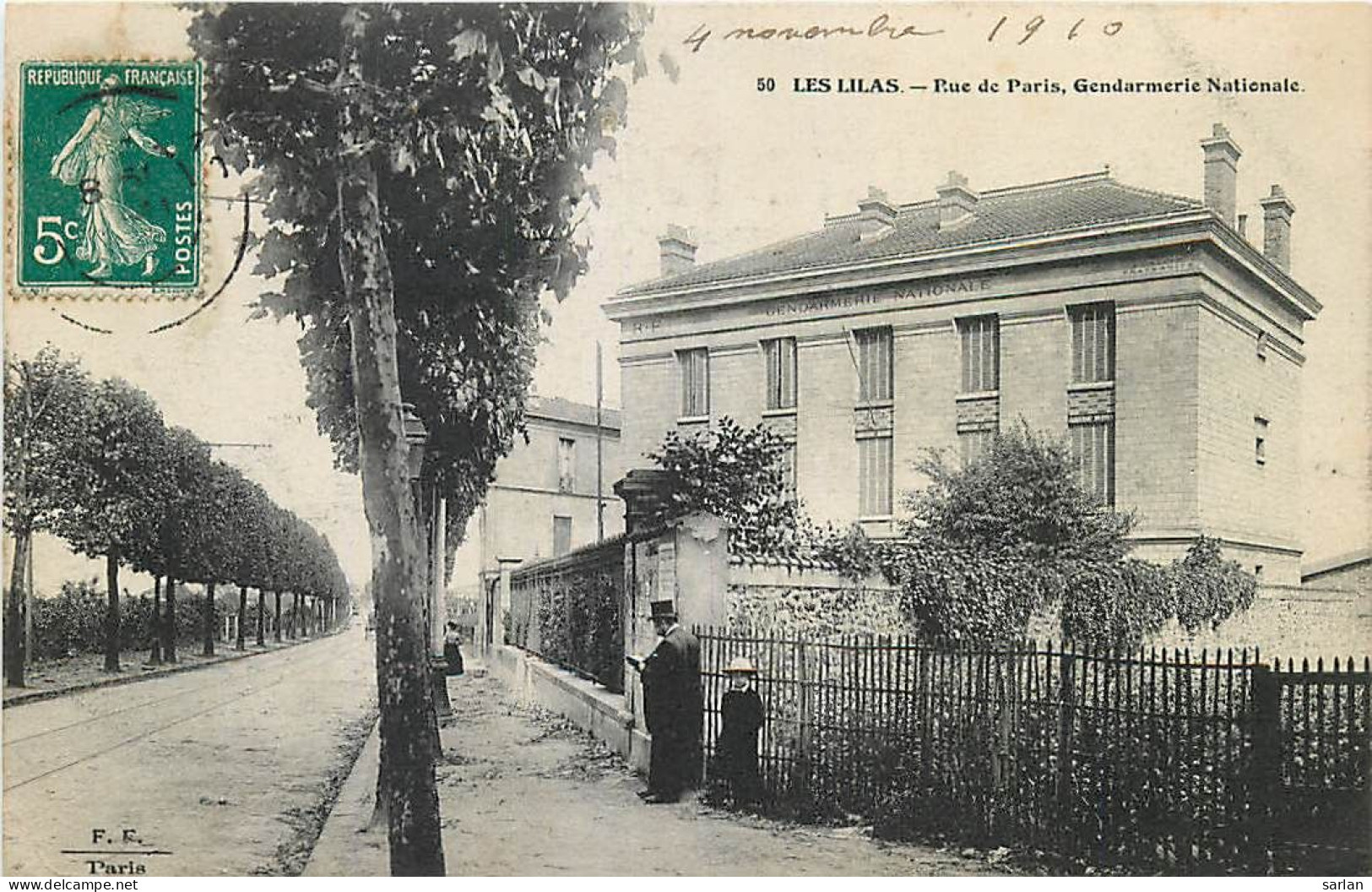 93 , LES LILAS , Rue De Paris , Gendarmerie Nationale , *  456 21 - Les Lilas