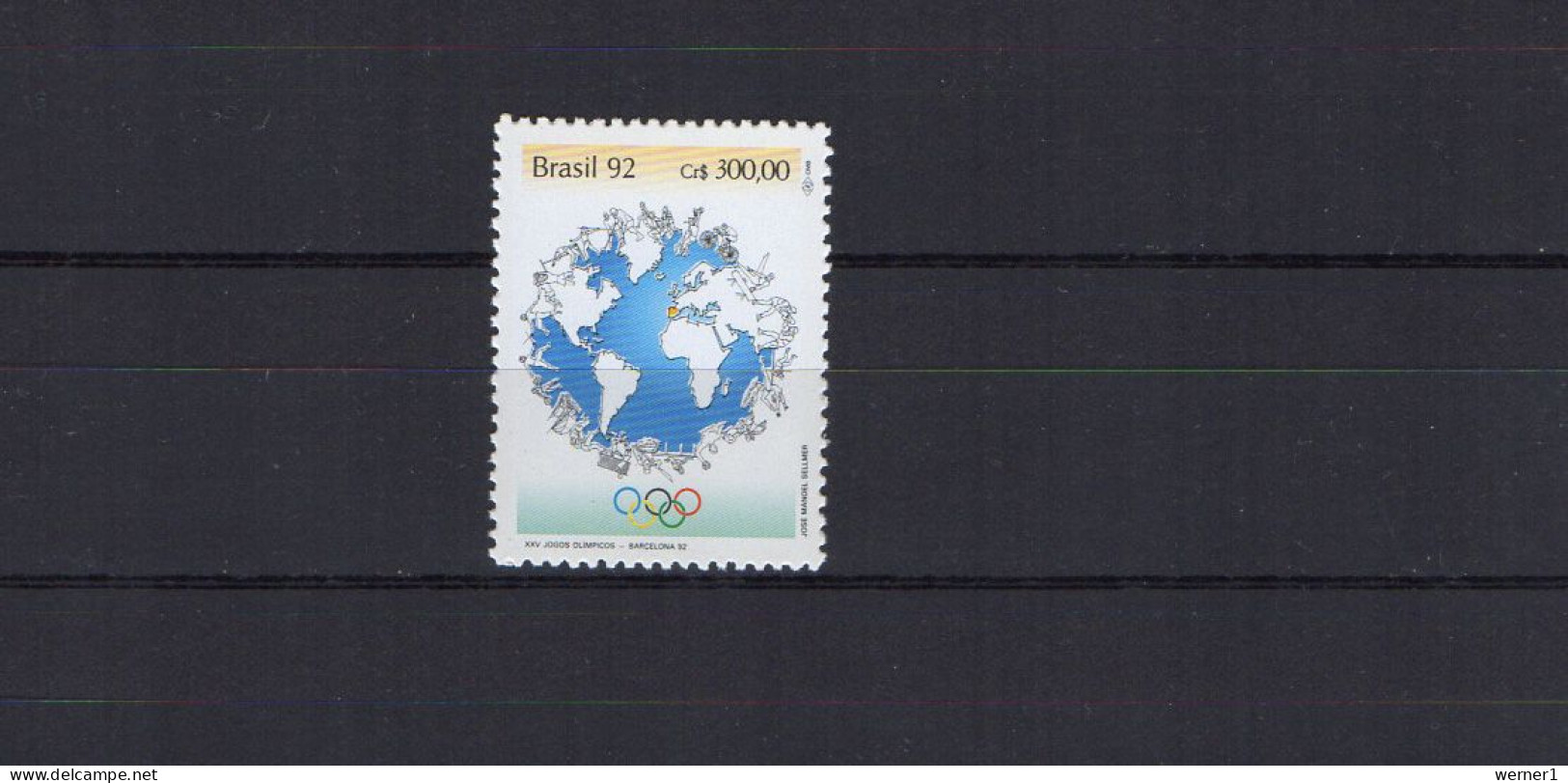 Brazil 1992 Olympic Games Barcelona Stamp MNH - Verano 1992: Barcelona