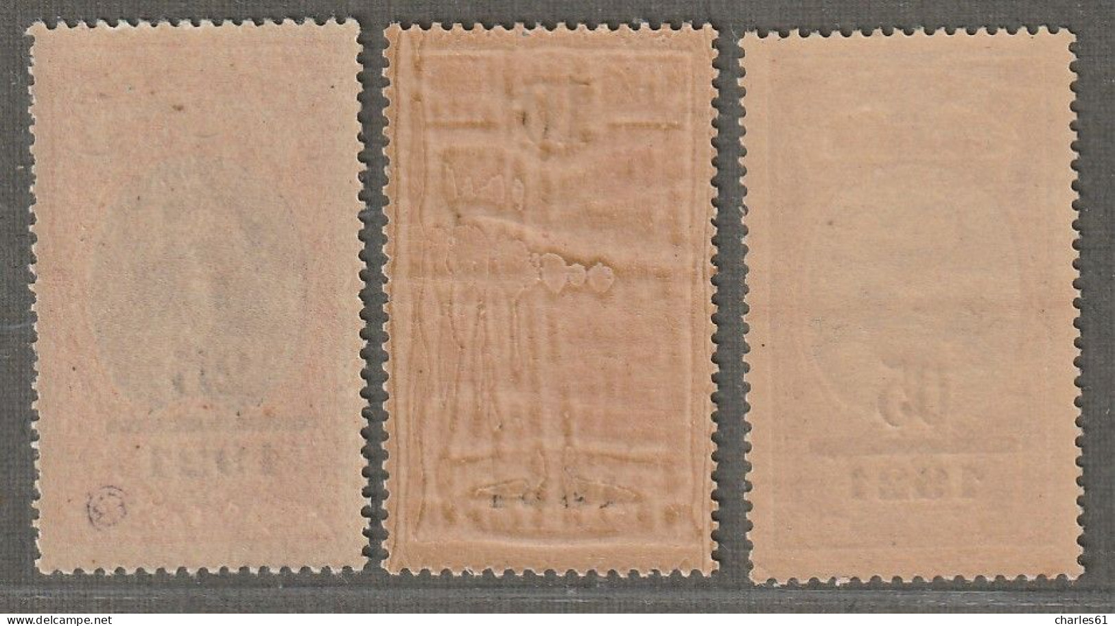 OCEANIE - N°44/6 ** (1921) Surchargés - - Unused Stamps