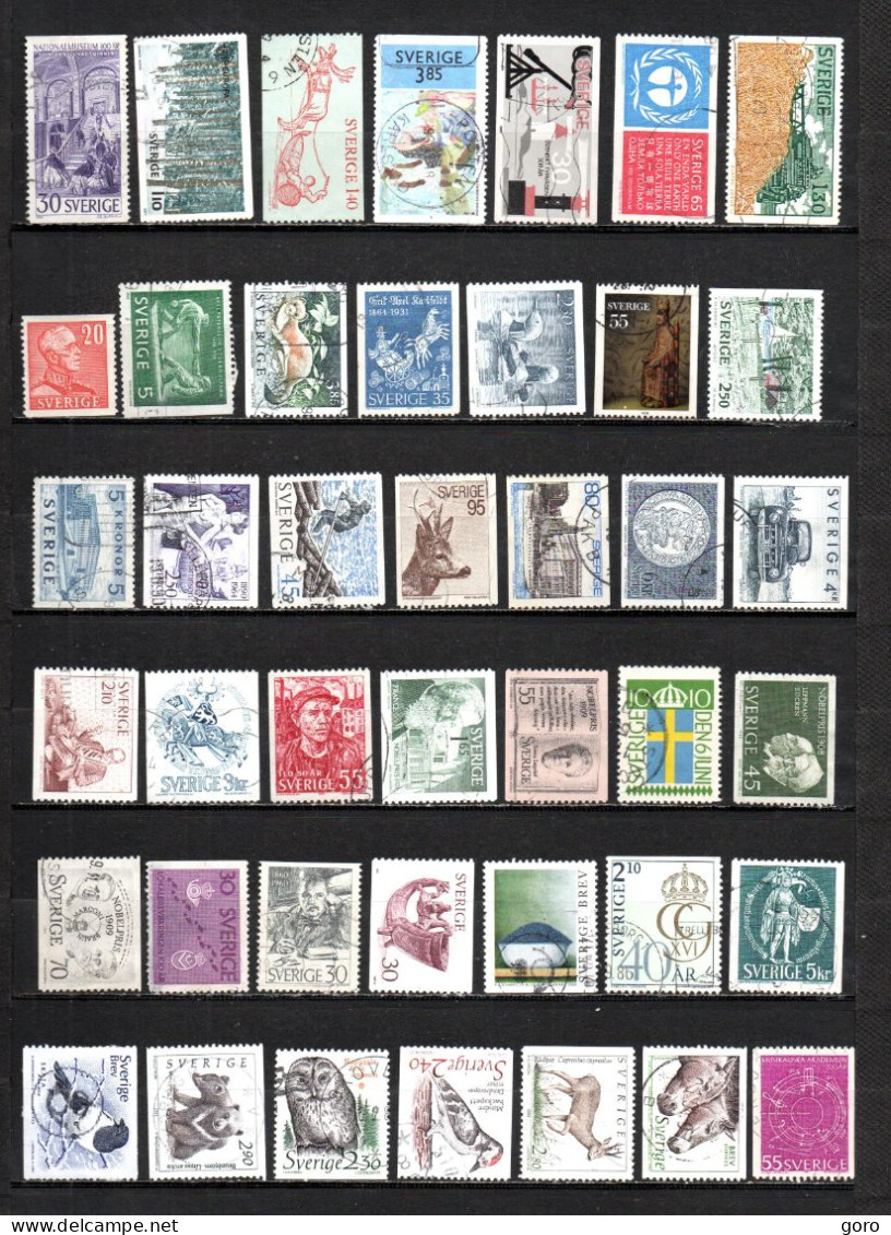 Suecia  Lote  Nº  34  .-  42  Sellos - Collections
